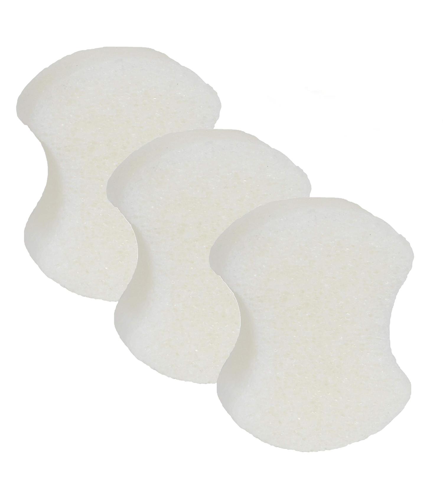 Spongeables Pedi-scrub Foot Buffer with Peppermint and Tea Tree Oil - 3 Pack Foot Exfoliating Sponges (Mint Scent) - 20+ Washes - 2 Oz - Buy Online on GoSupps.com