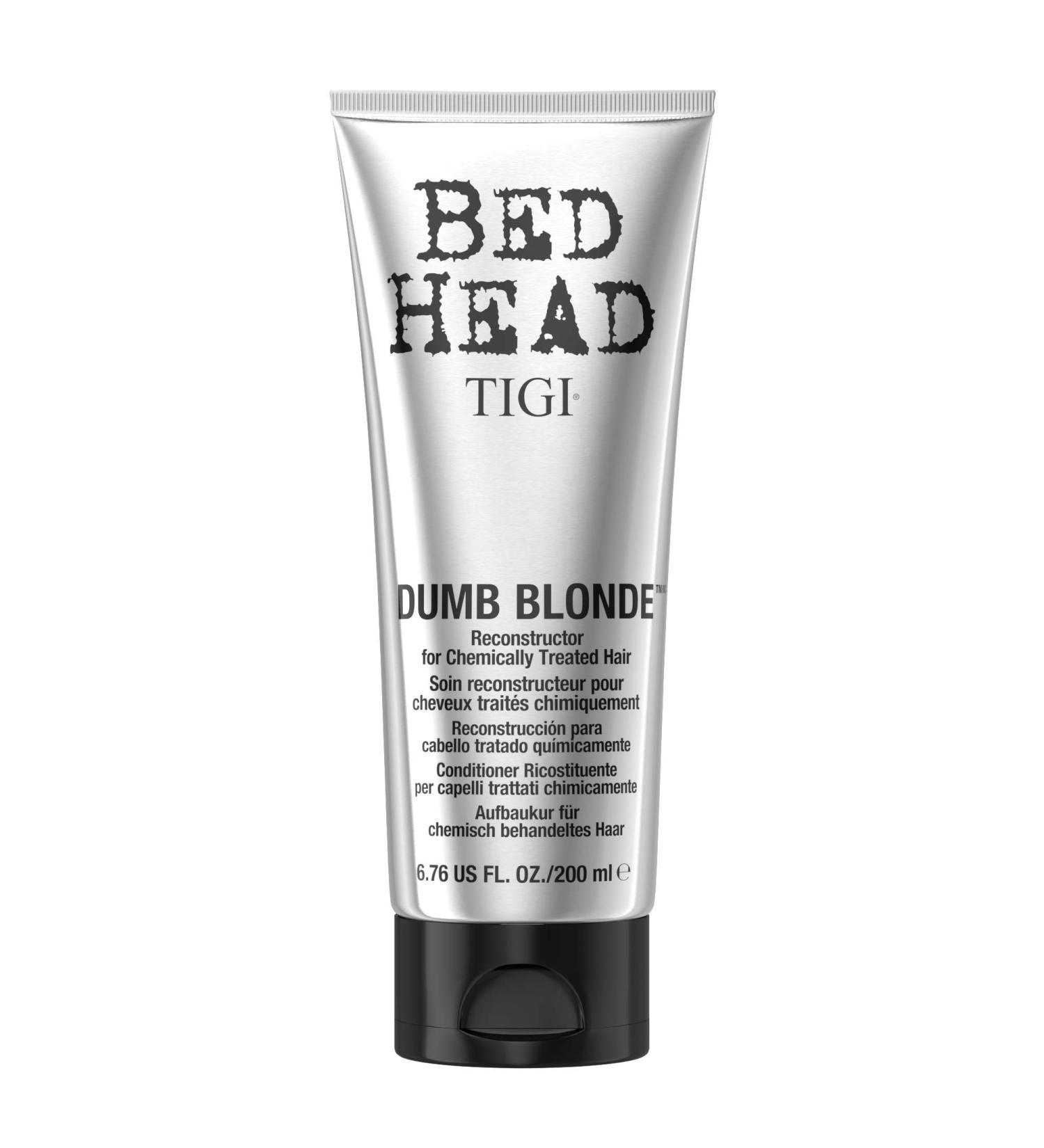 Bed Head Dumb Blonde Reconstructor - Repair Highlights & Damaged Hair - 200ml / 6.76oz - International Shipping Available - Buy Online on GoSupps.com
