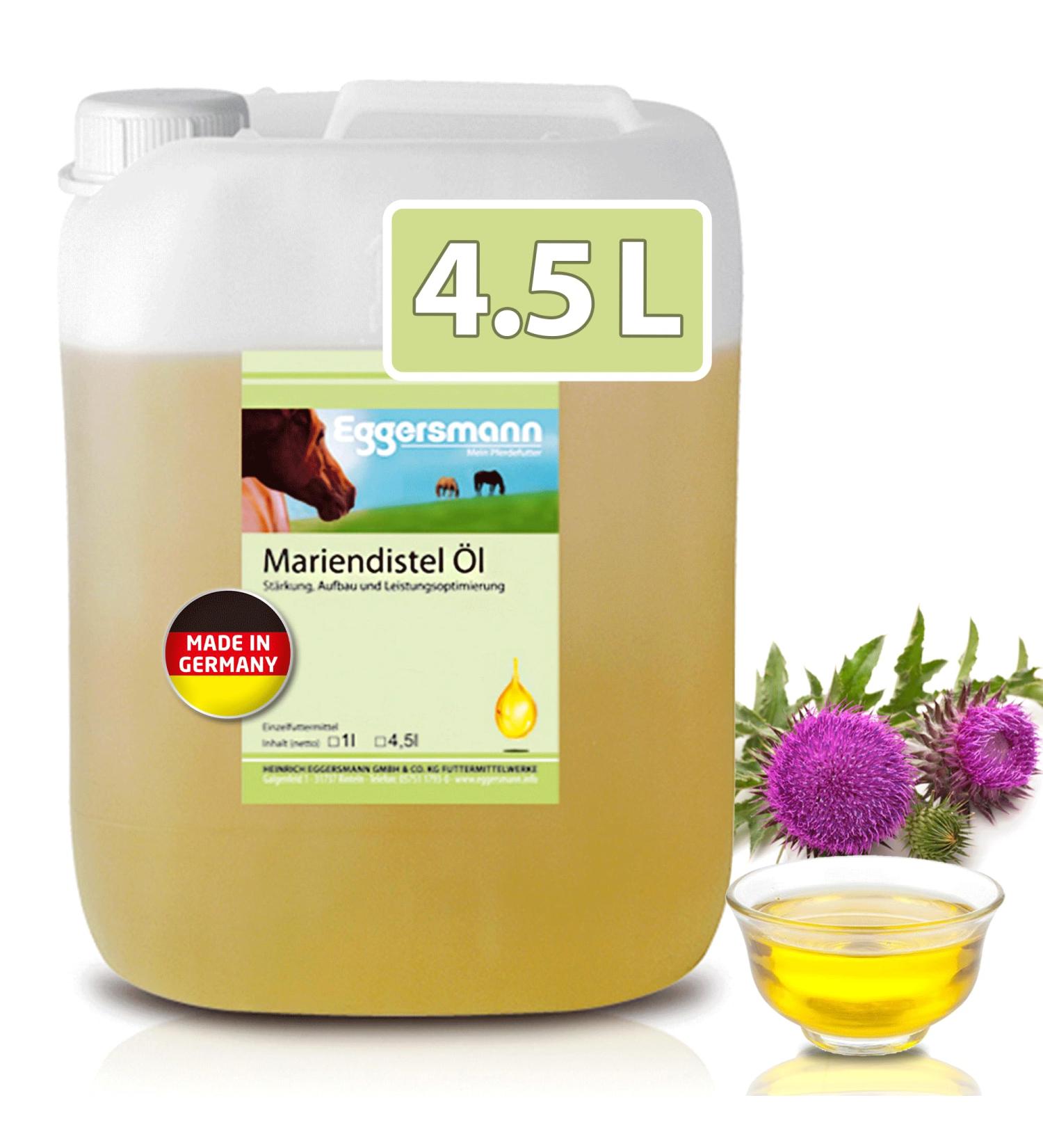 Eggersmann - Thistle oil supplement for horses - 1 x 4.5 kg - Buy Online on GoSupps.com