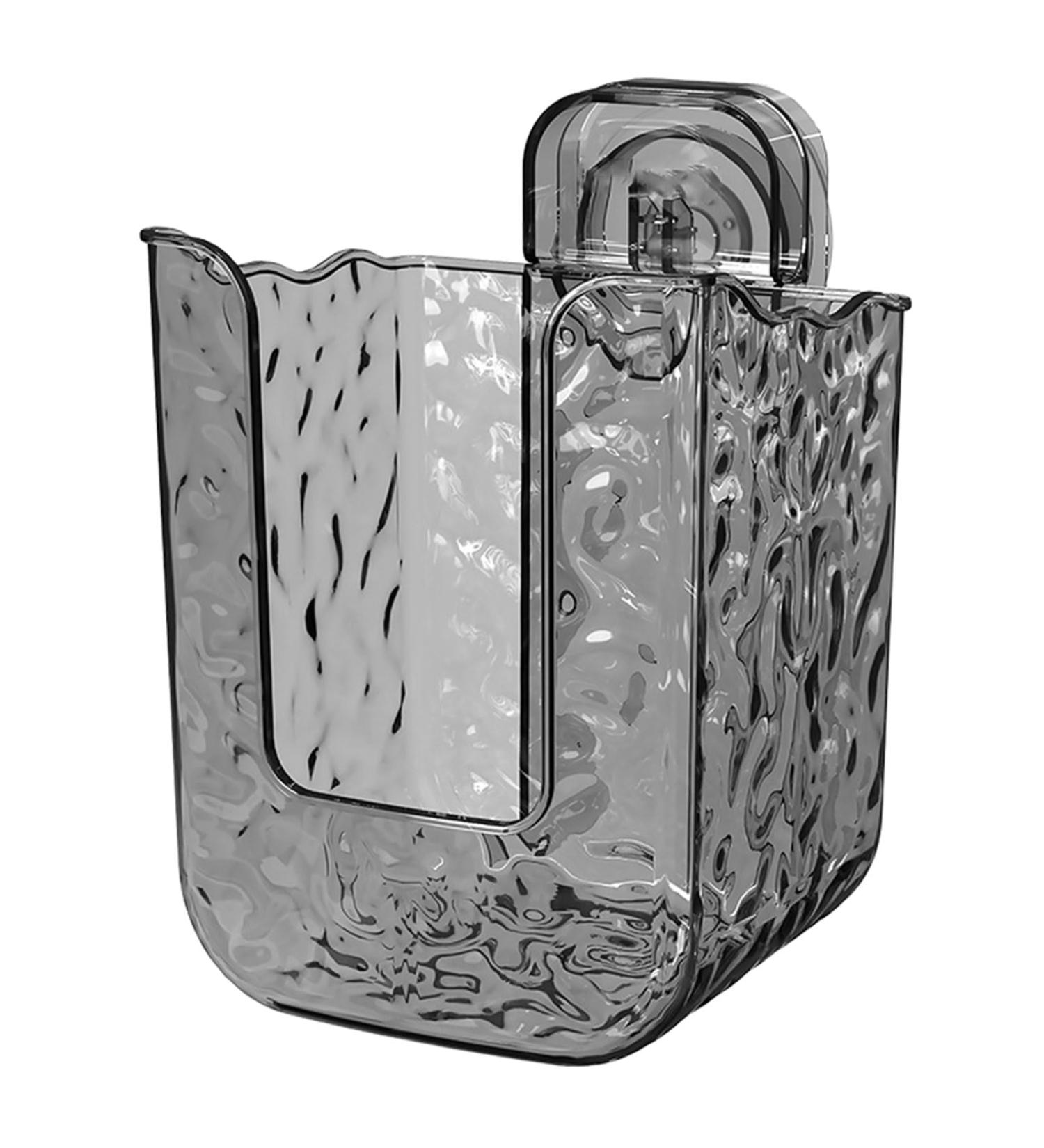 Multipurpose Wet Tissue Storage Box Home Storage Case with Strong Suction Hold Sturdy PP for Home and Office Grey - Buy Online on GoSupps.com