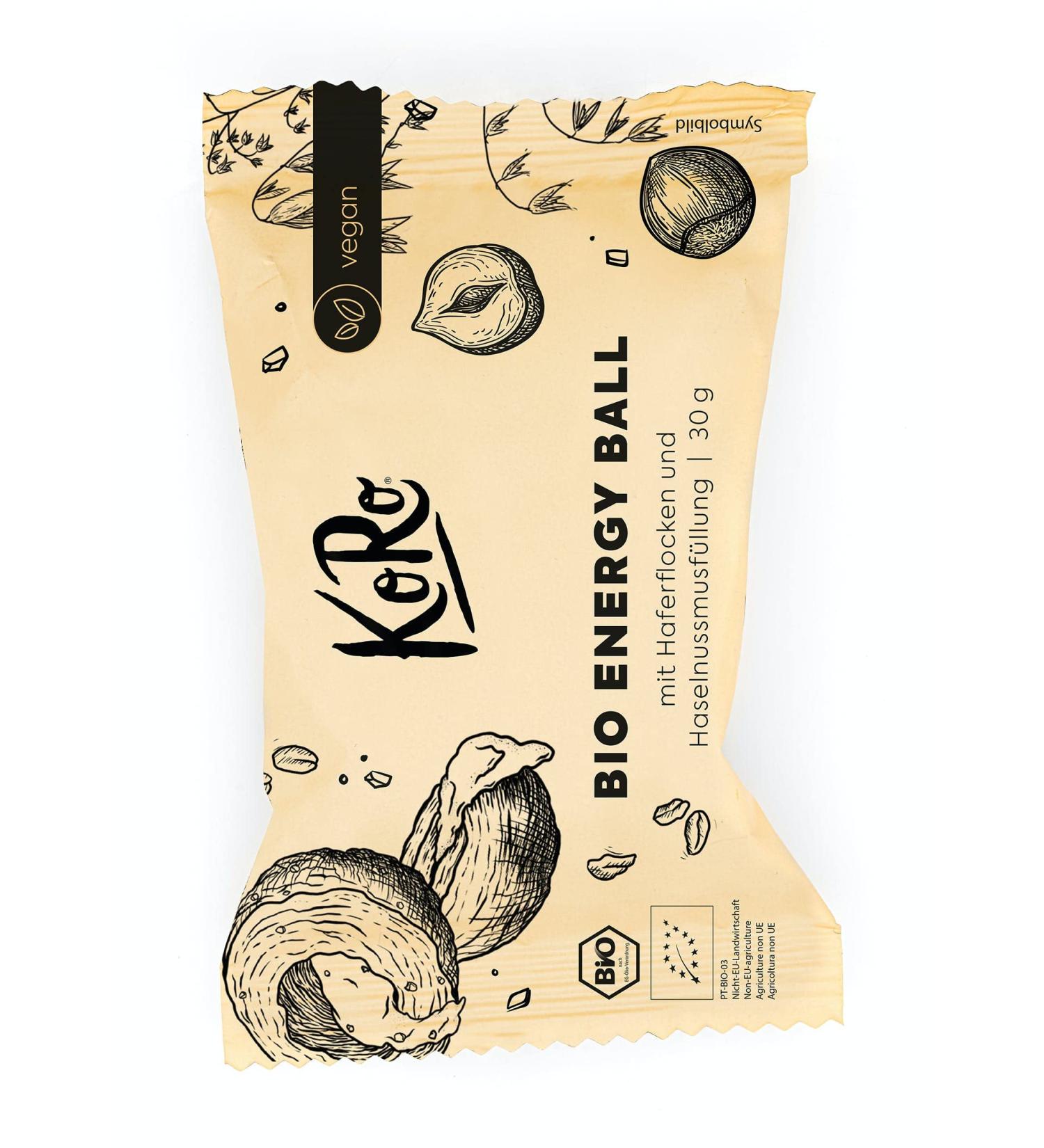 KoRo - Energy Ball la noisette sal e bio 30 g - Buy Online on GoSupps.com
