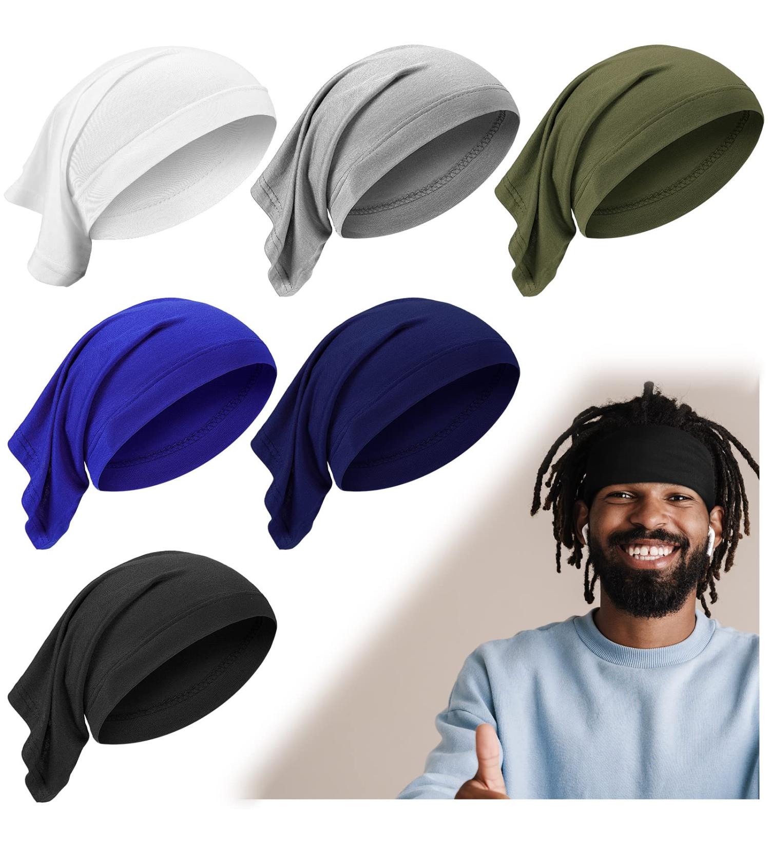 6 Pieces Unisex Spandex Dreadlocks Bands Elastic Long Hair Dreads Head Wraps Braids Bonnet Tubes Solid Colors Tube Headbands Dreadlocks Hair Wraps for Men Women Hair 6 Colors (Classic Color) - Buy Online on GoSupps.com