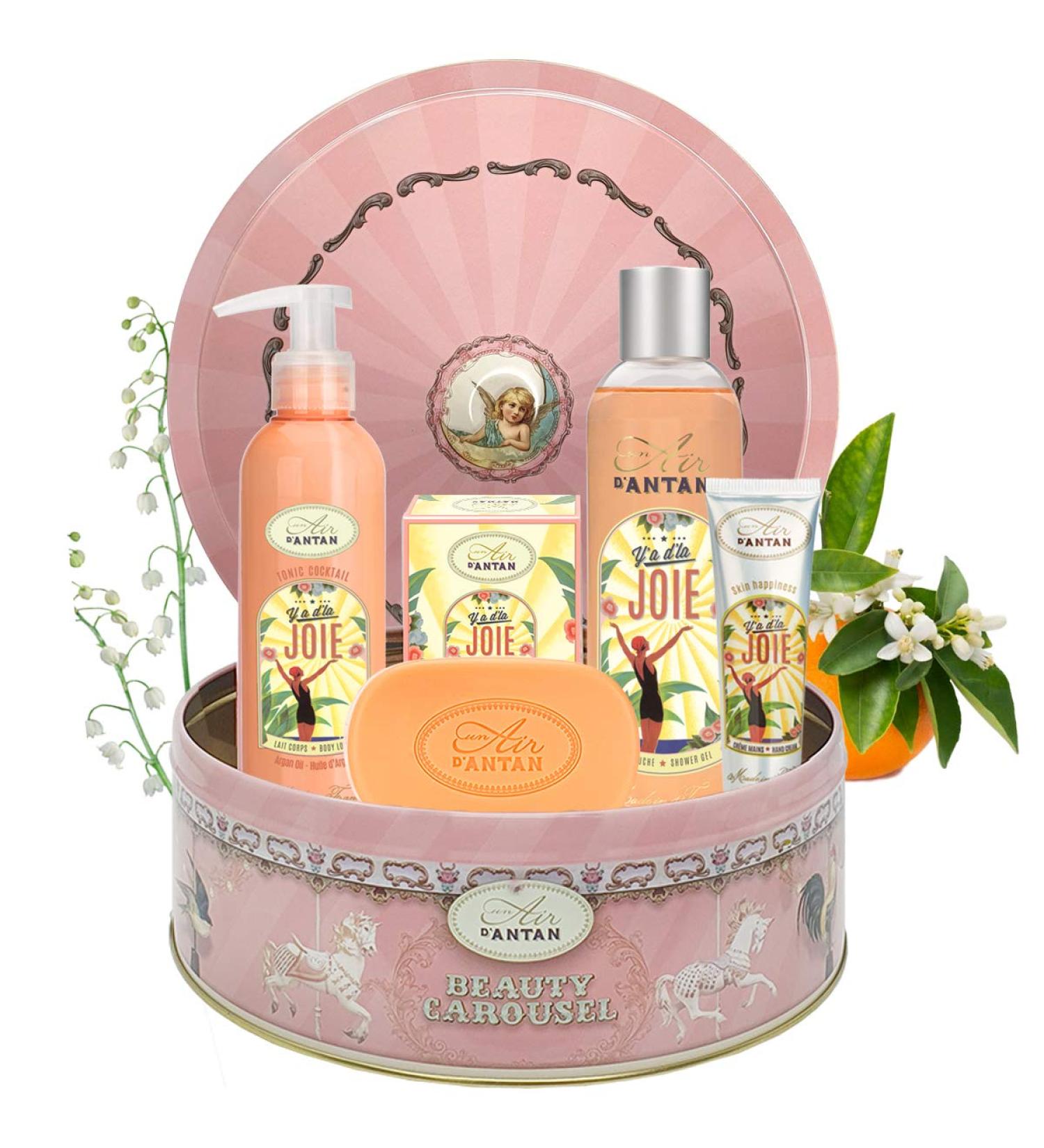 Un Air d Antan Spa Gift Basket for Women | Relaxing Spa Gift Set & Hand Cream | Perfect Gifts for Mom - Buy Online on GoSupps.com