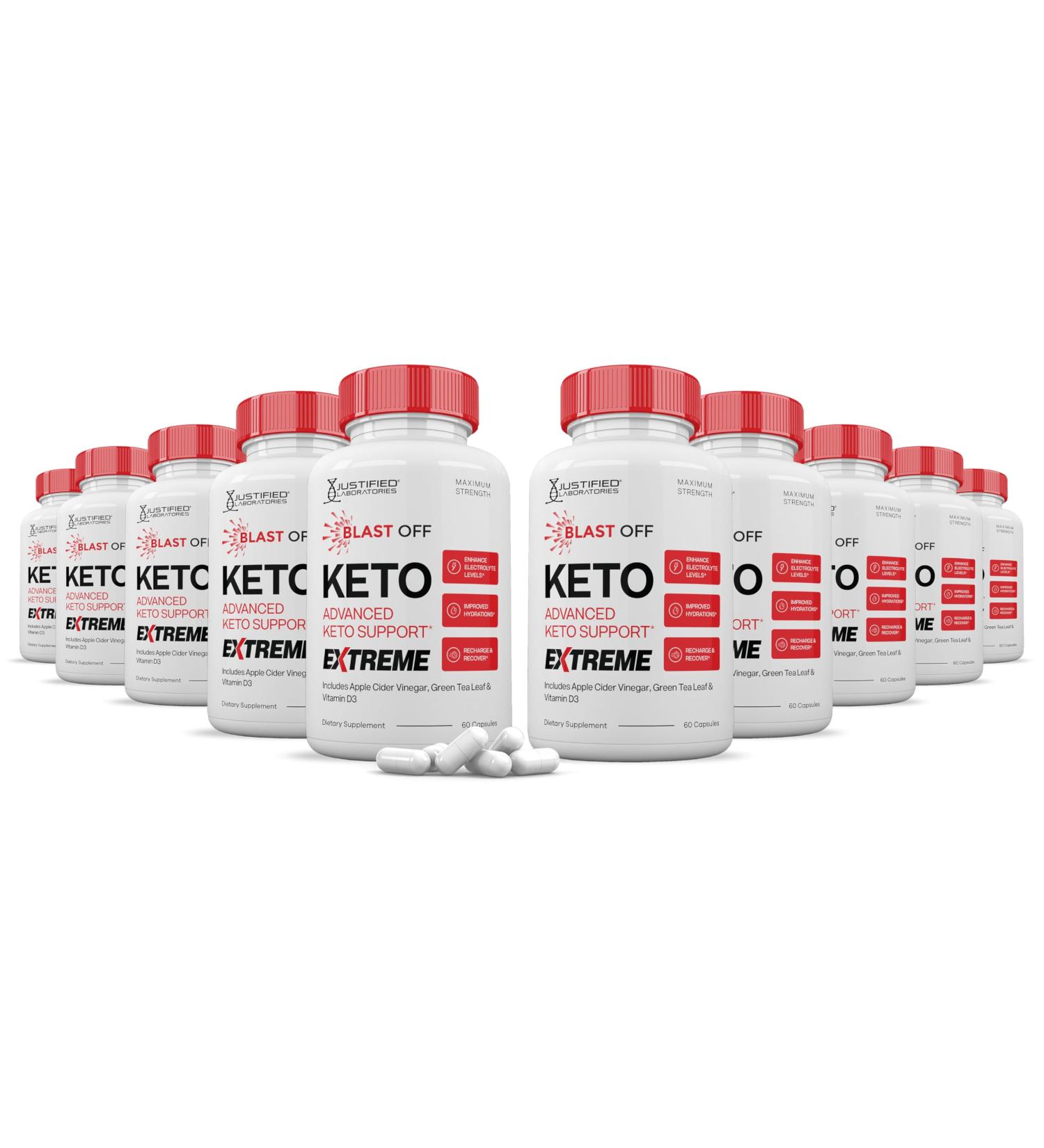 (10 Pack) Blast Off Keto ACV Extreme Pills 1675MG Keto Support Blend Alternative to BlastOff Keto Gummies Includes Apple Cider Vinegar Extra Virgin Olive Oil Powder Green Tea Leaf 600 Capsules - Buy Online on GoSupps.com
