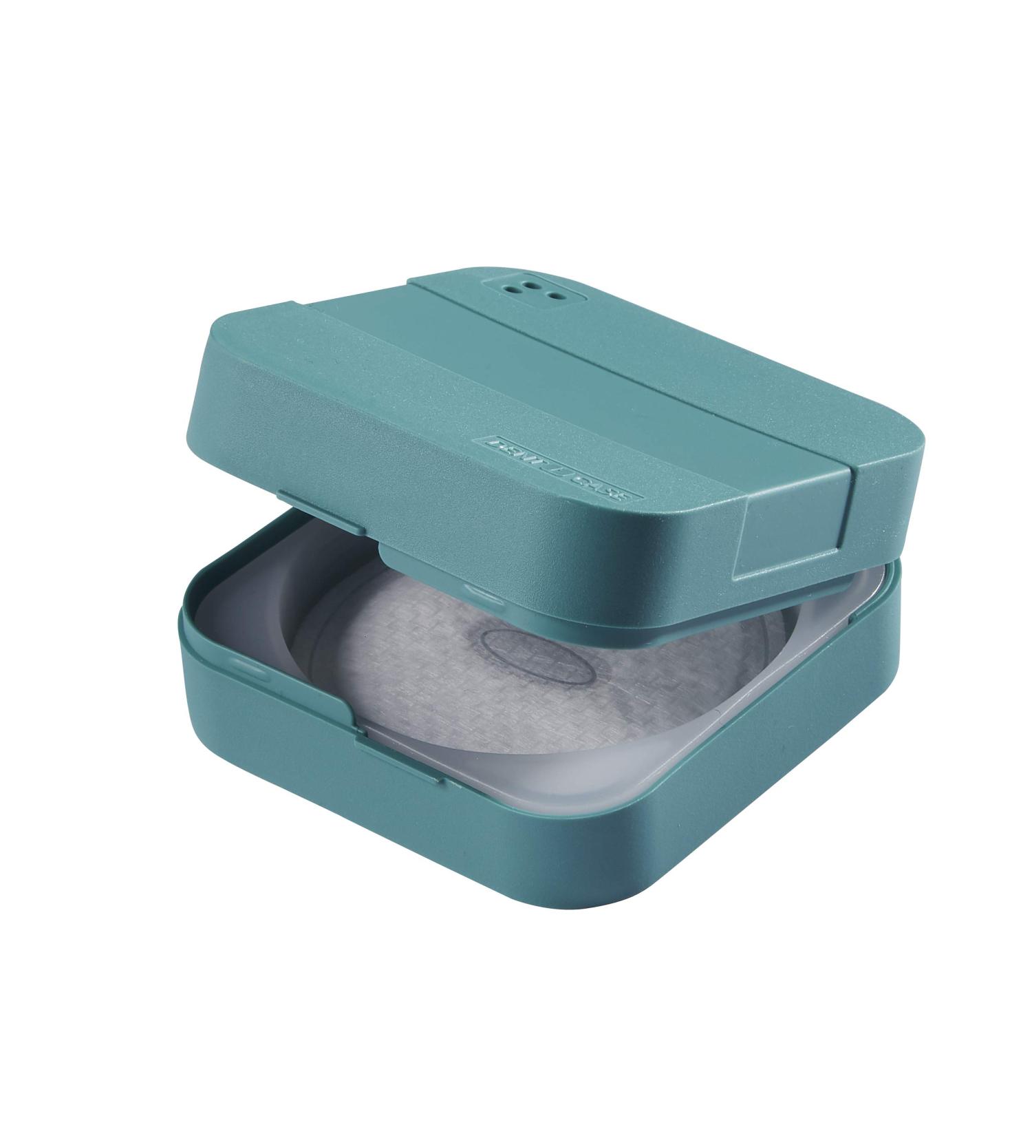 DENTiCASE - Patented Hygienic Storage Box in Turquoise | 1 Piece | Ideal for Dental Care & Travel - Buy Online on GoSupps.com