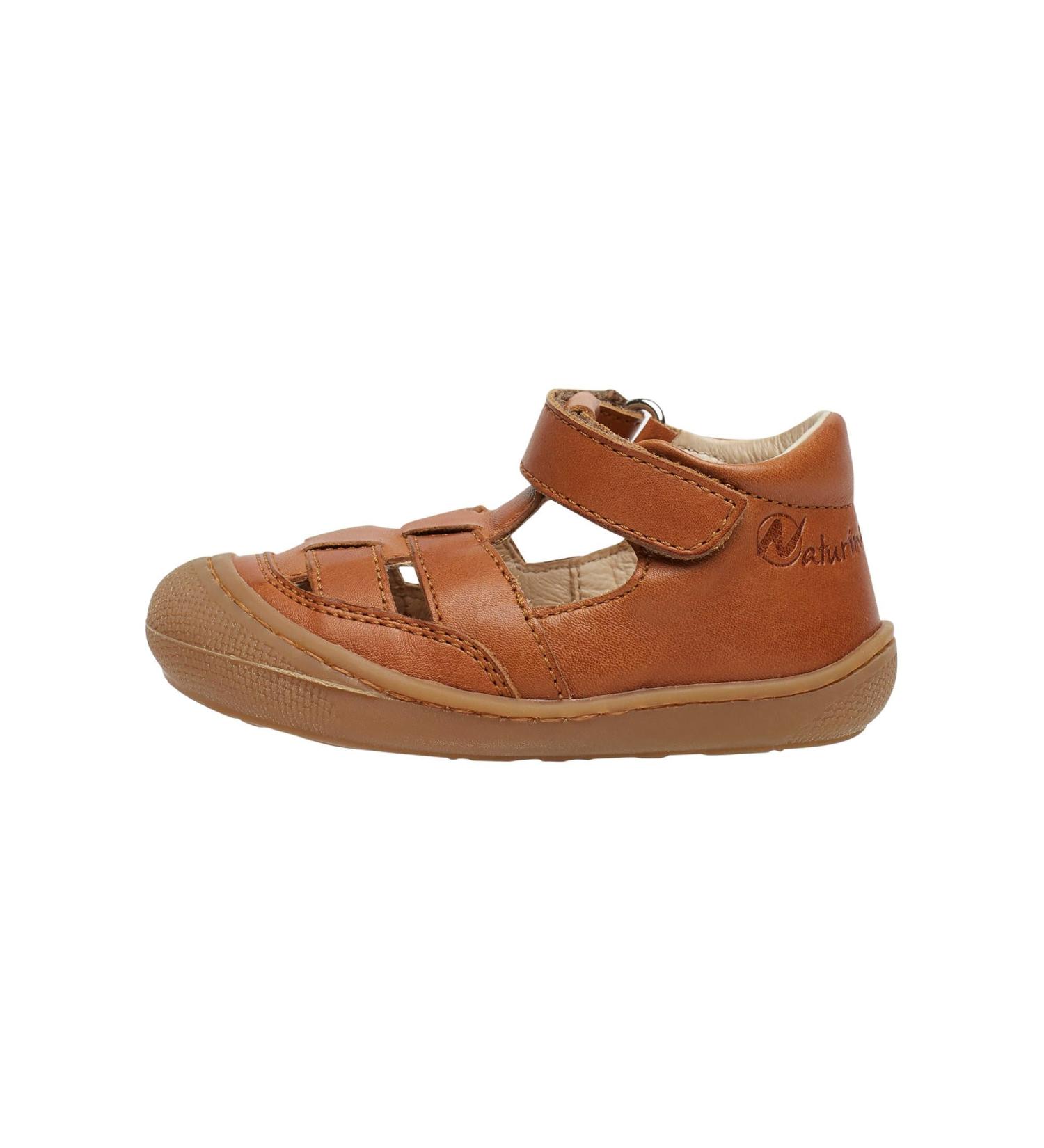 Naturino WAD Leather Closed-Toe Shoes - 4.5 UK Child - Brown - Buy Online on GoSupps.com