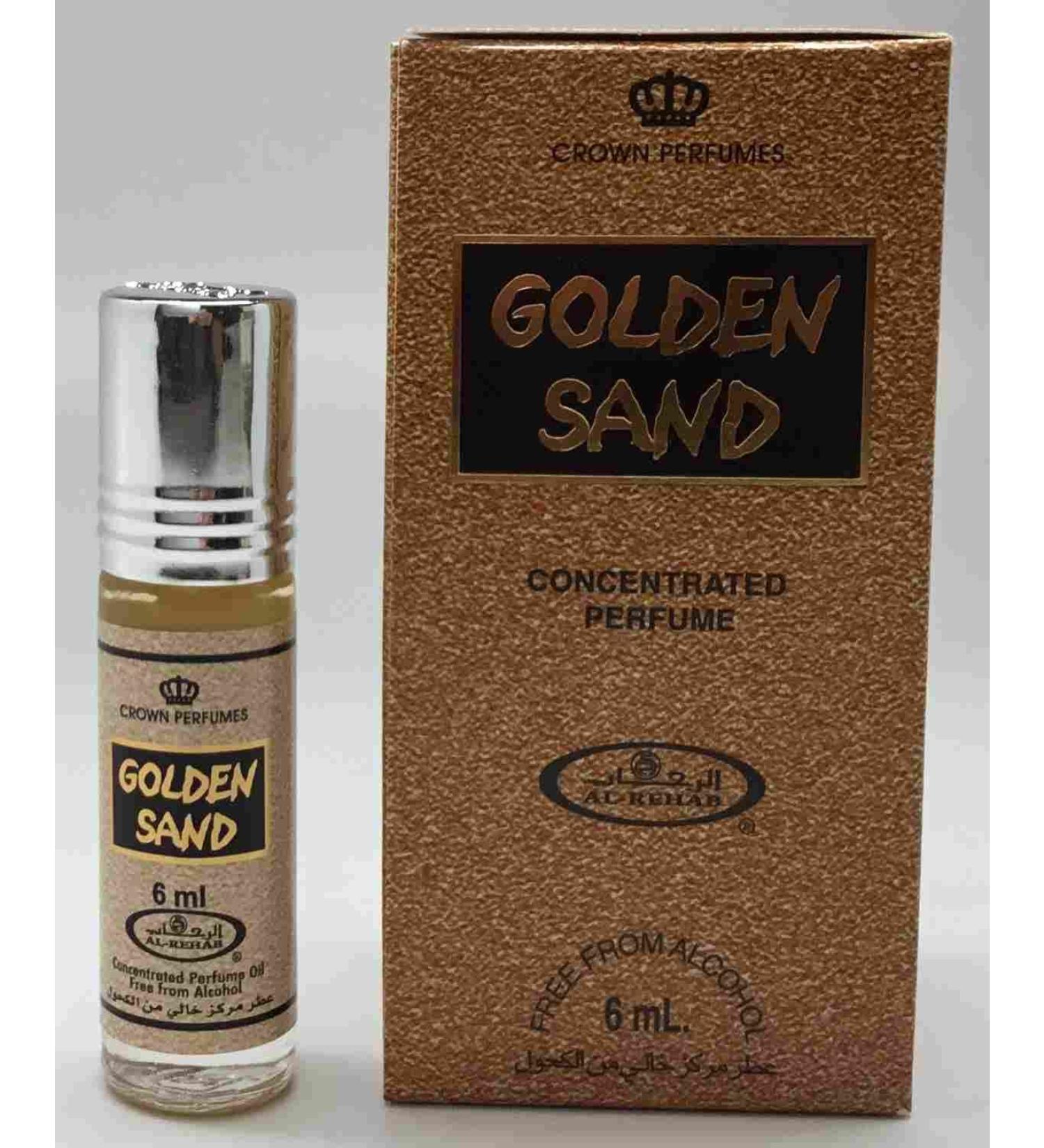 Golden Sand Roll On by Al-Rehab - 6ml 0.5 Fl Oz (Pack of 2)