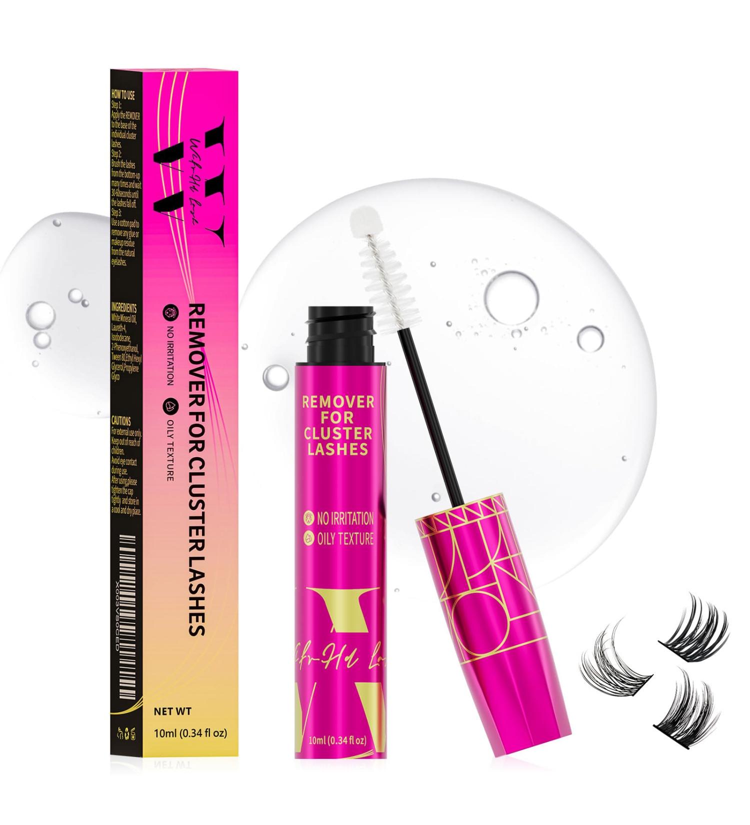 Lash Remover for Cluster Lashes - Gentle & Low-Irritating Eyelash Extension Glue Remover (10ml) | Best for Beginners at Home - Buy Online on GoSupps.com
