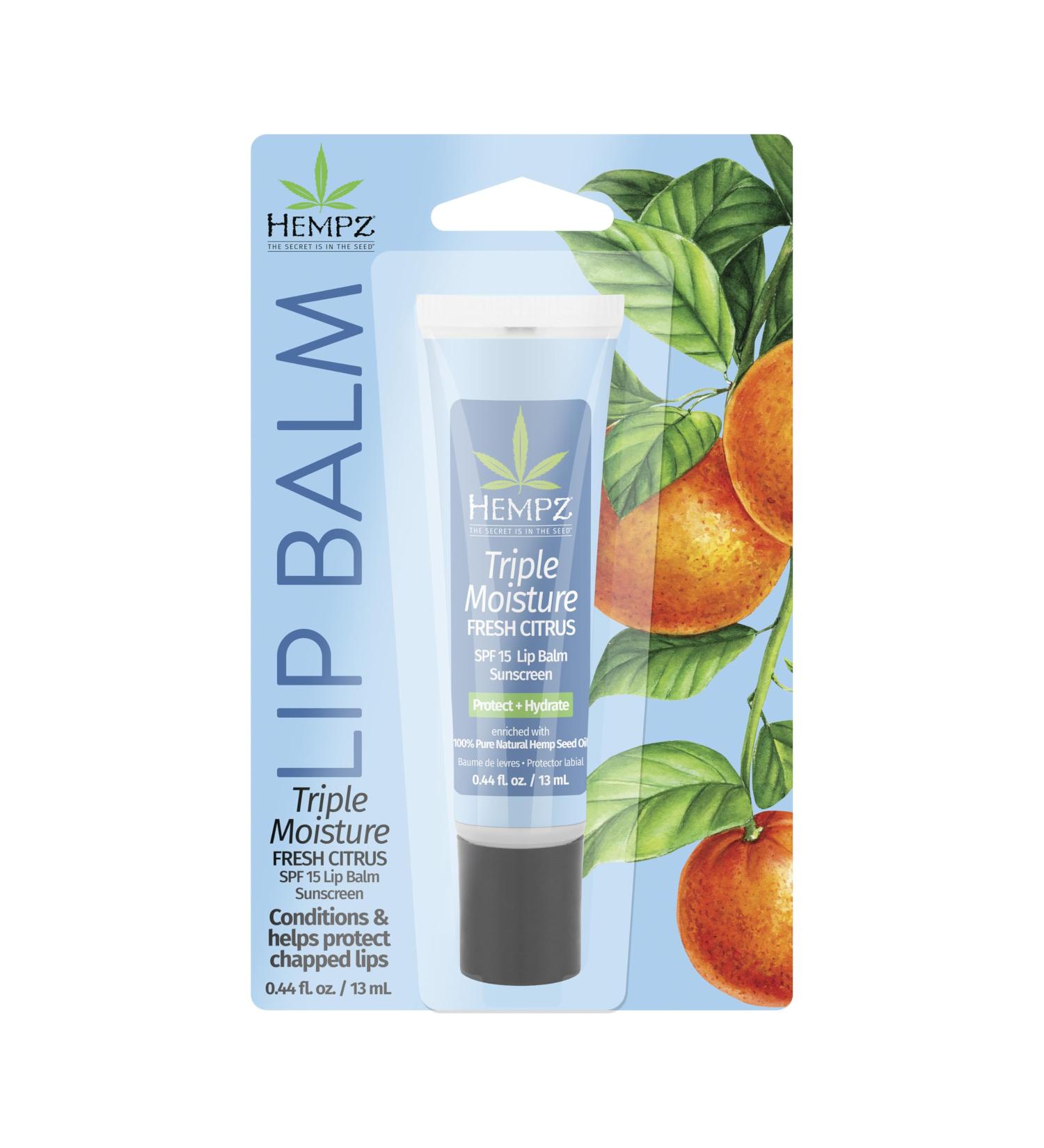 Buy Hempz SPF 15 Lip Balm | Ultra Hydrating Triple Moisture Lip Care for Men & Women - 0.44 oz - Ships Internationally - Buy Online on GoSupps.com