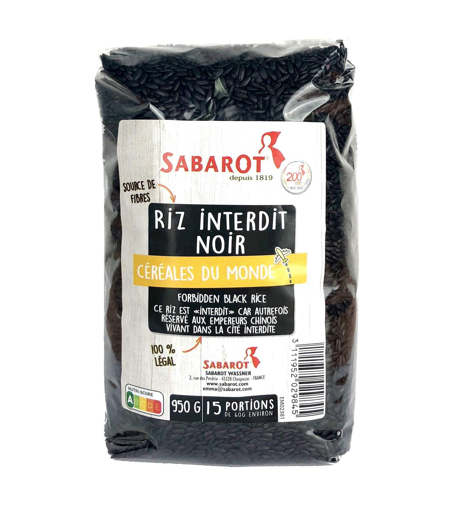 Sabarot - Forbidden Black Rice - 950g Bag