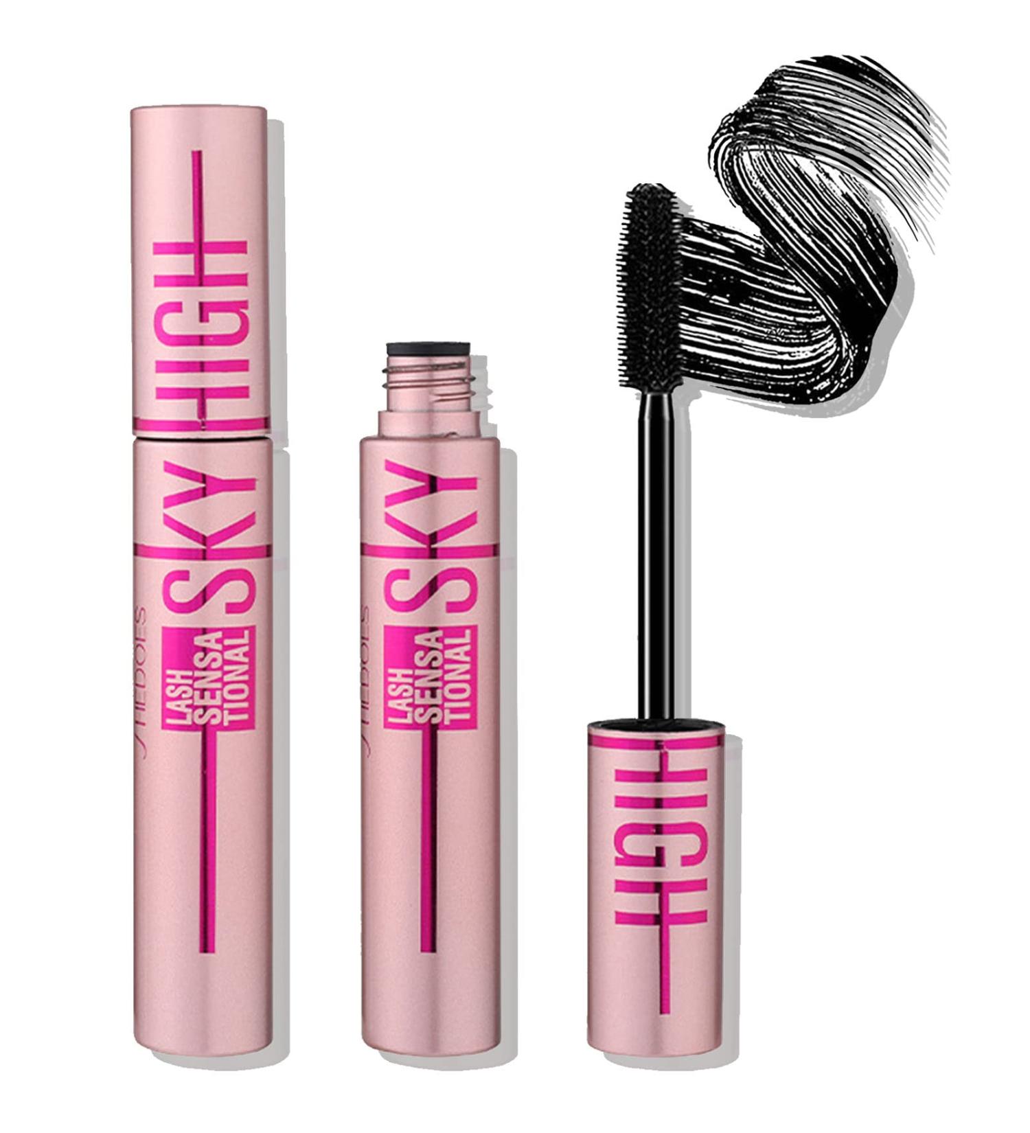 4D Silk Fiber Waterproof Mascara - Smudge-proof, Thickening, Lengthening - Black Mascara for Long-Lasting, Full Lashes - Buy Online on GoSupps.com