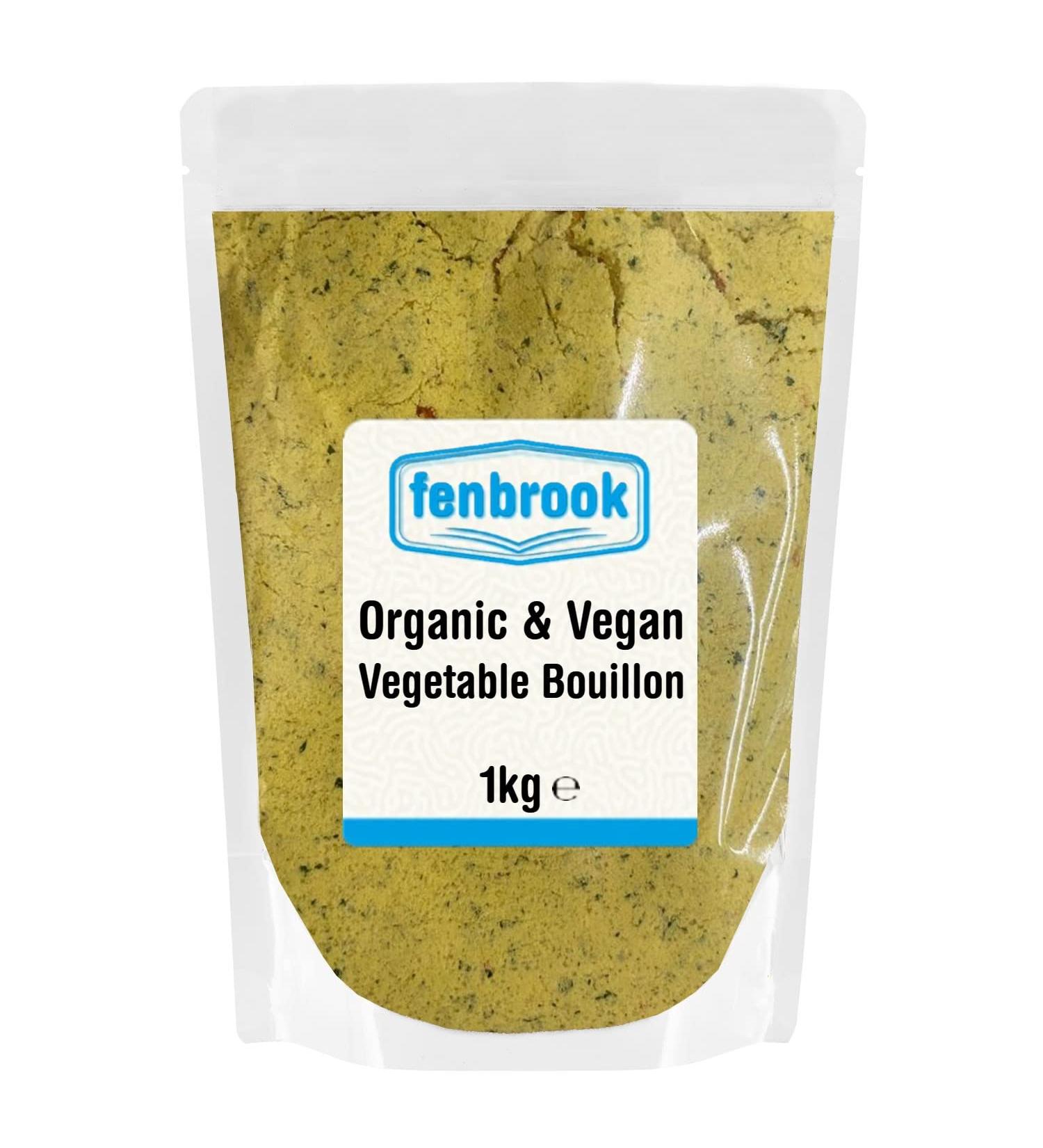 Organic Vegan Vegetable Bouillon 1kg | Certified Organic | by Fenbrook Organic Original Swiss Recipe - Buy Online on GoSupps.com
