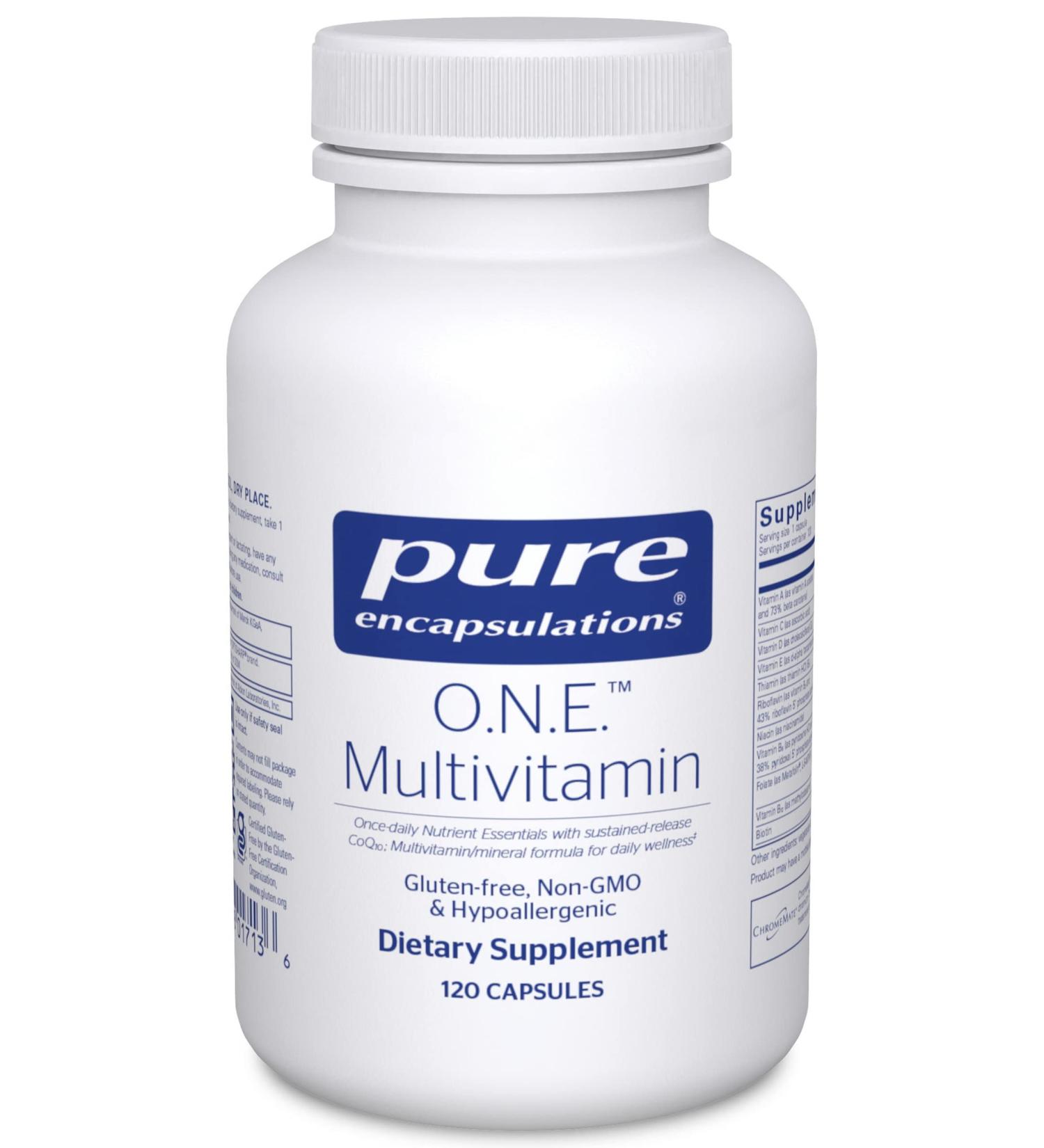 Pure Encapsulations O.N.E. Multivitamin with Antioxidant Complex for Vision, Cognitive Function, and Cellular Health | 120 Capsules - Buy Online on GoSupps.com