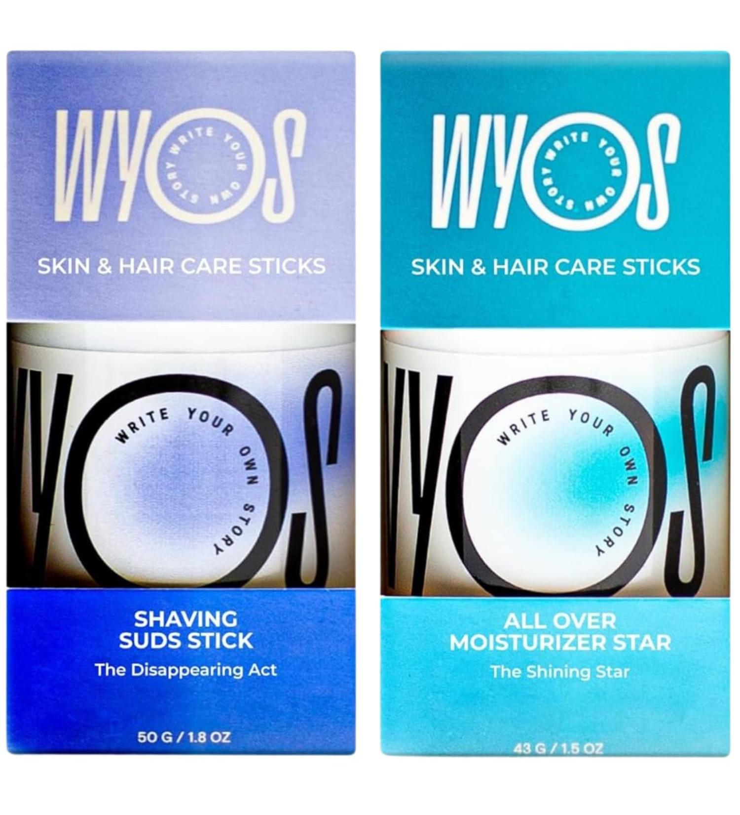 Shaving Cream & Moisturizer Oil Stick Bundle - Travel Size Vegan Leak-Free Paraben & Sulfate Free - Buy Online on GoSupps.com