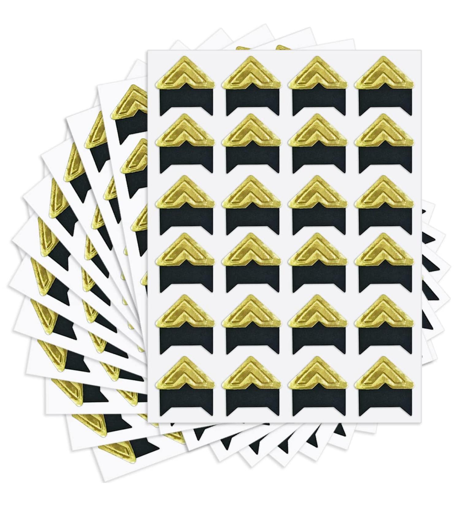 12 Sheets 288 Count Self-Adhesive Photo Corners Stickers Acid Free Photo Mounting Corners for Scrapbooks Memory Books DIY Picture Album Journal (Gold) - Buy Online on GoSupps.com