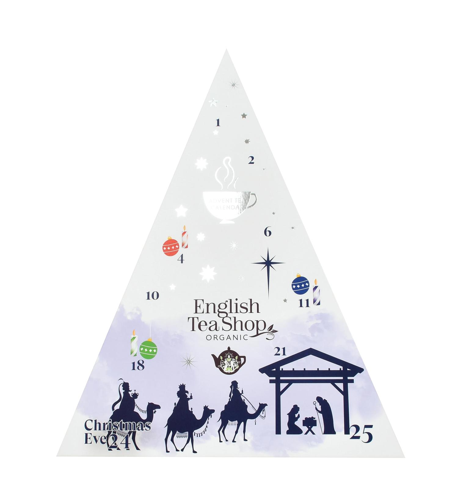 English Tea Shop Advent Calendar Nativity- 25 Pyramid Biodegradable Tea Bags - Buy Online on GoSupps.com