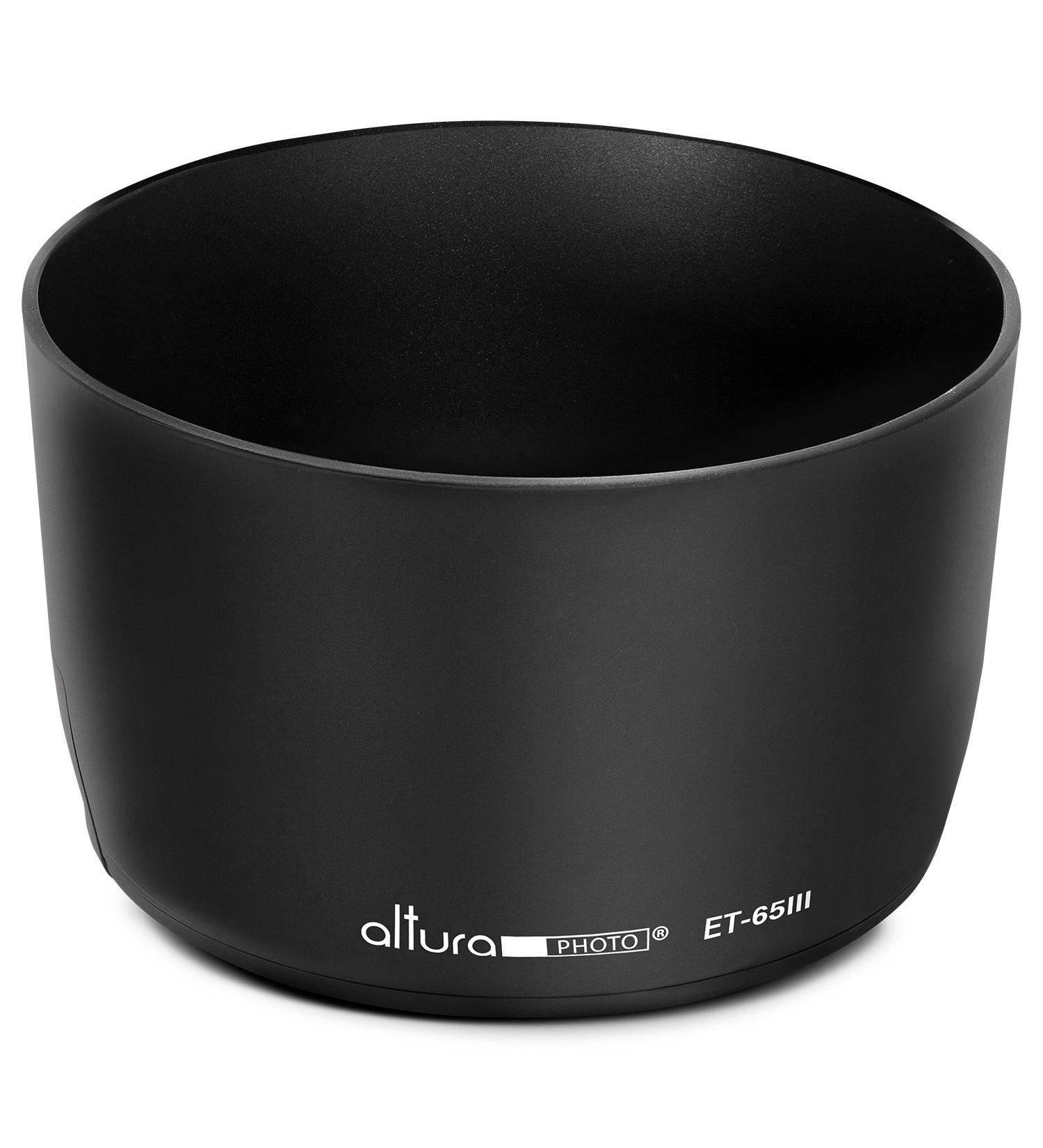 Canon ET-65III Replacement Lens Hood for Canon EF 85mm f/1.8, EF 100mm f/2.0, EF 135mm f/2.8 SF, EF 100-300mm f/4.5-5.6 USM - Altura Photo - Buy Online on GoSupps.com