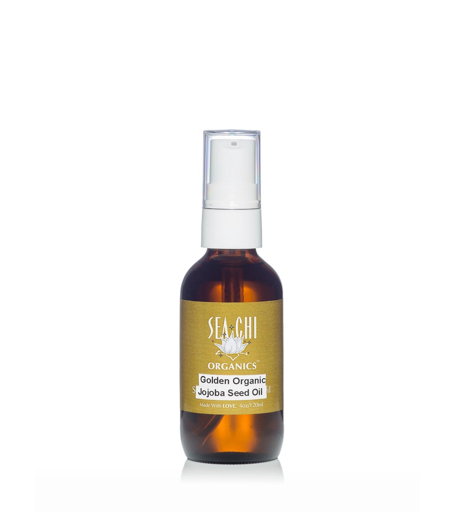 Certified Golden Organic Jojoba Seed Oil 4oz/120ml