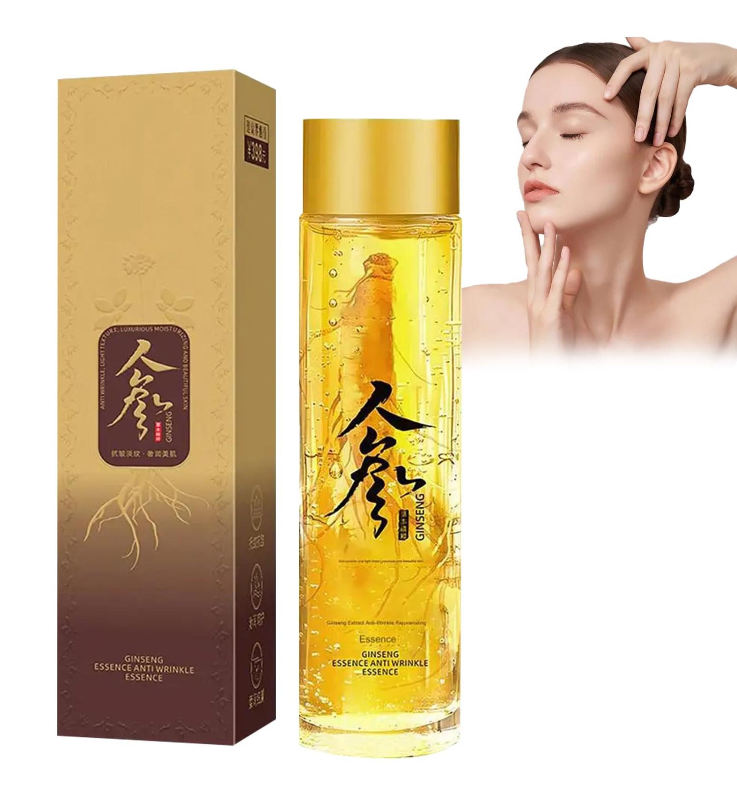 BONK Ginseng Anti-Wrinkle Serum Ginseng Extract Anti-Wrinkle Essence Polypeptides Anti-Ageing Essence Reduce Fine Lines and Wrinkles Nourishes the Skin for All Skin Types - Buy Online on GoSupps.com