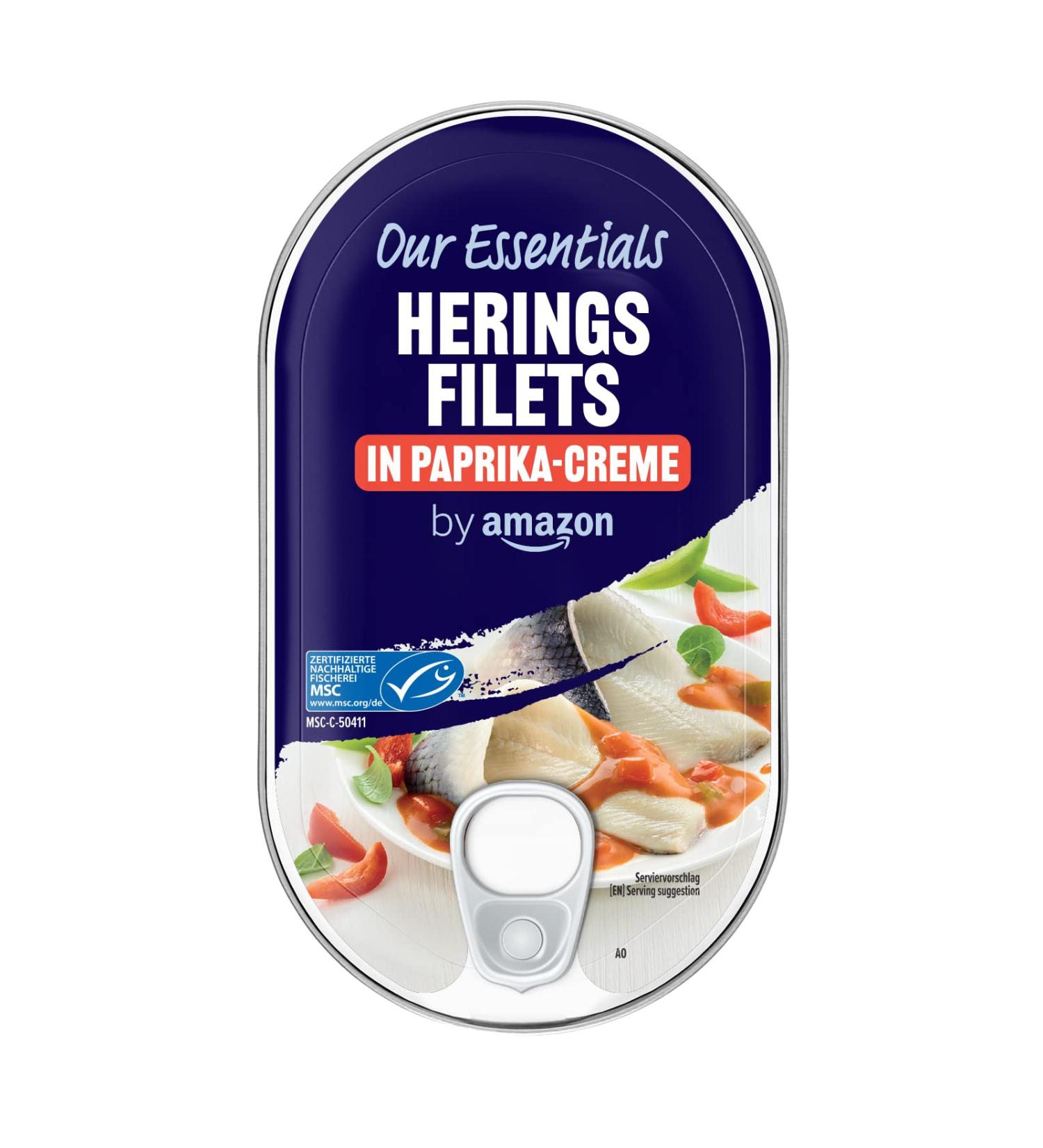 Buy Amazon MSC Herring Fillets in Tomato Paprika Cream - 200g | International Shipping Available - Buy Online on GoSupps.com