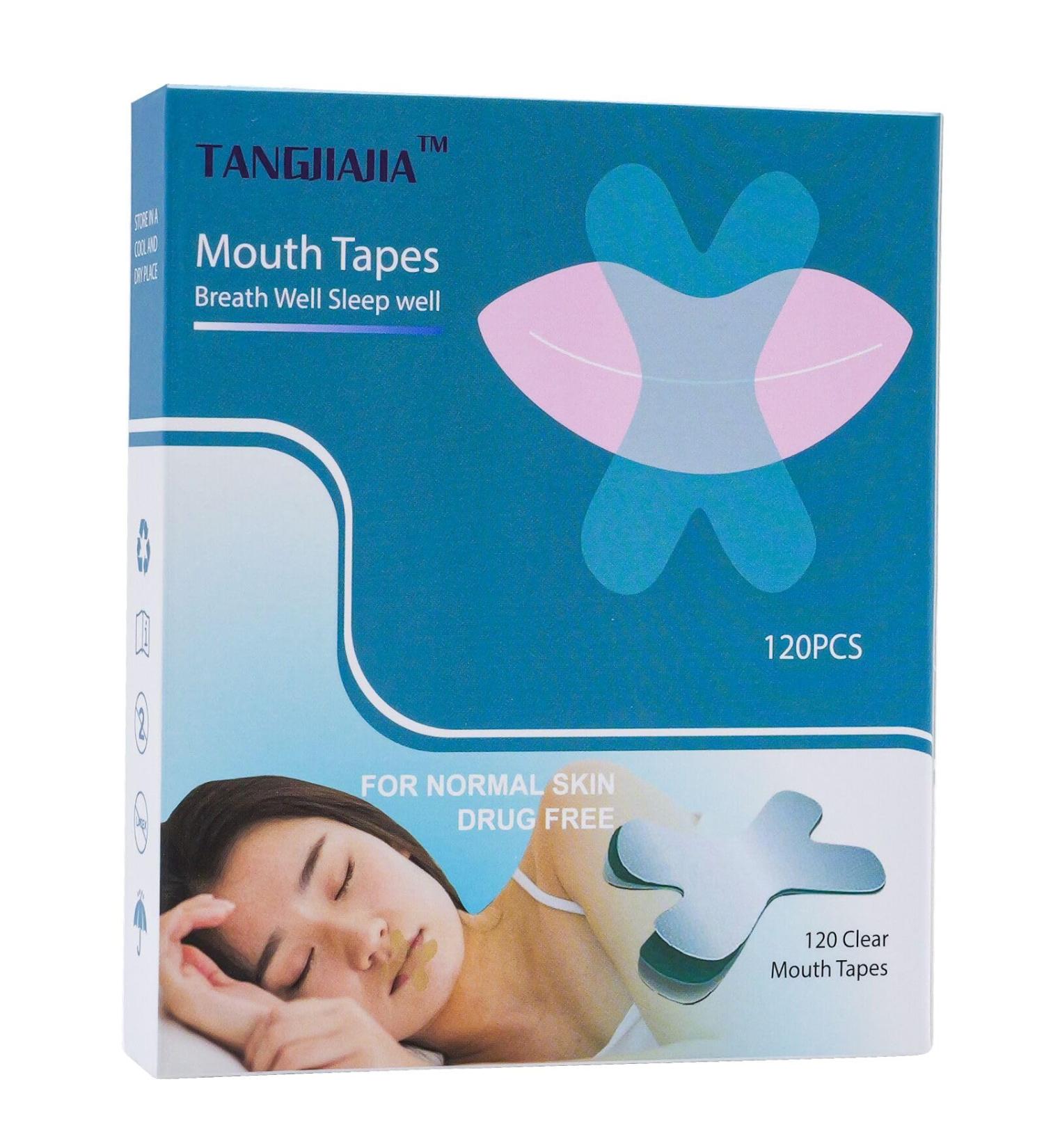 Tangjiajia Sleep Tape 120PCS for Improved Nasal Breathing and Snoring Relief - Stop Mouth Breathing, Enhance Sleep Quality - Men and Women - Buy Online on GoSupps.com