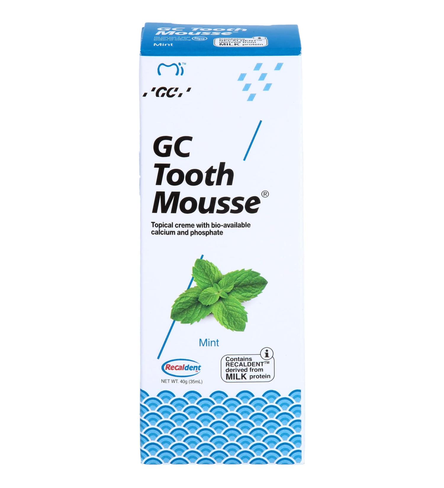 GC Tooth Mousse Peppermint 40g - Premium Dental Care for Remineralization | International Shipping Available - Buy Online on GoSupps.com