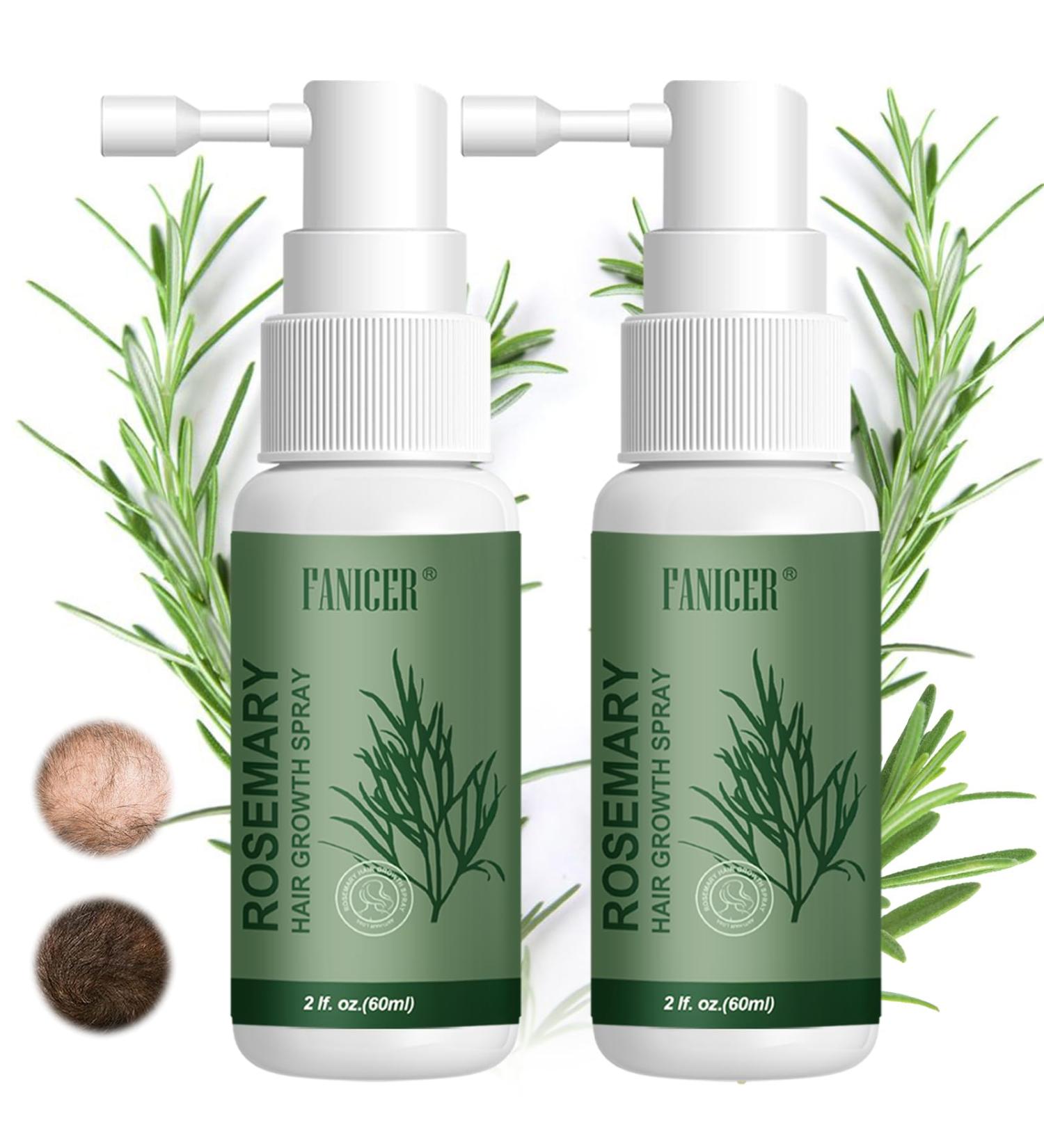 Tpubmity 2 x 60 ml hair growth oil rosemary oil for healthy hair and scalp hair care thicker hair growth for women and men 60 ml 2er Pack - Buy Online on GoSupps.com