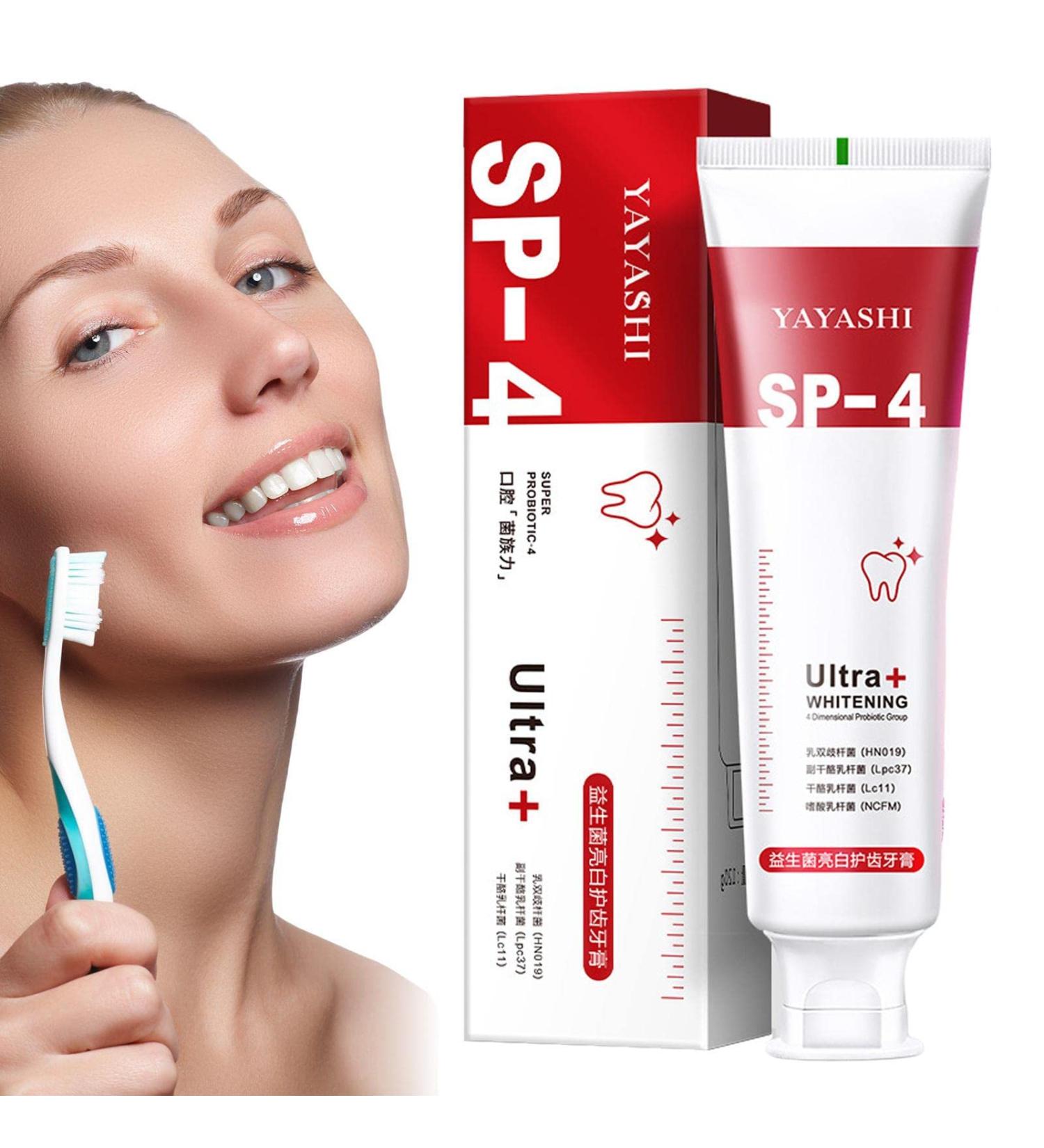 Buy Wukesify Yayashi SP-4 Probiotic Toothpaste 120g - Brightening & Stain Removal for Complete Dental Care - Buy Online on GoSupps.com