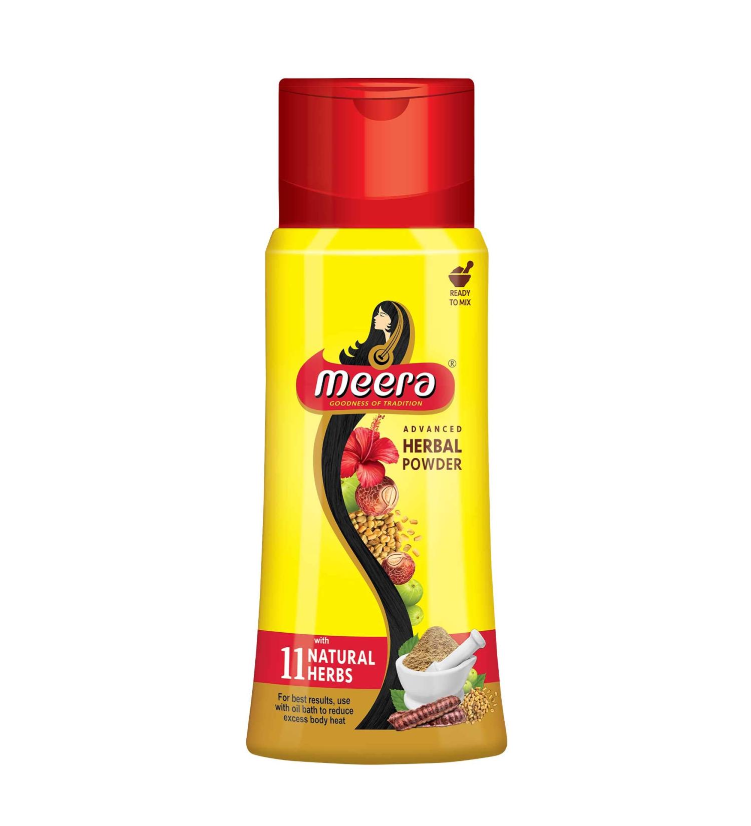Meera Herbal Hair Cleansing Powder 120g - Buy Online on GoSupps.com