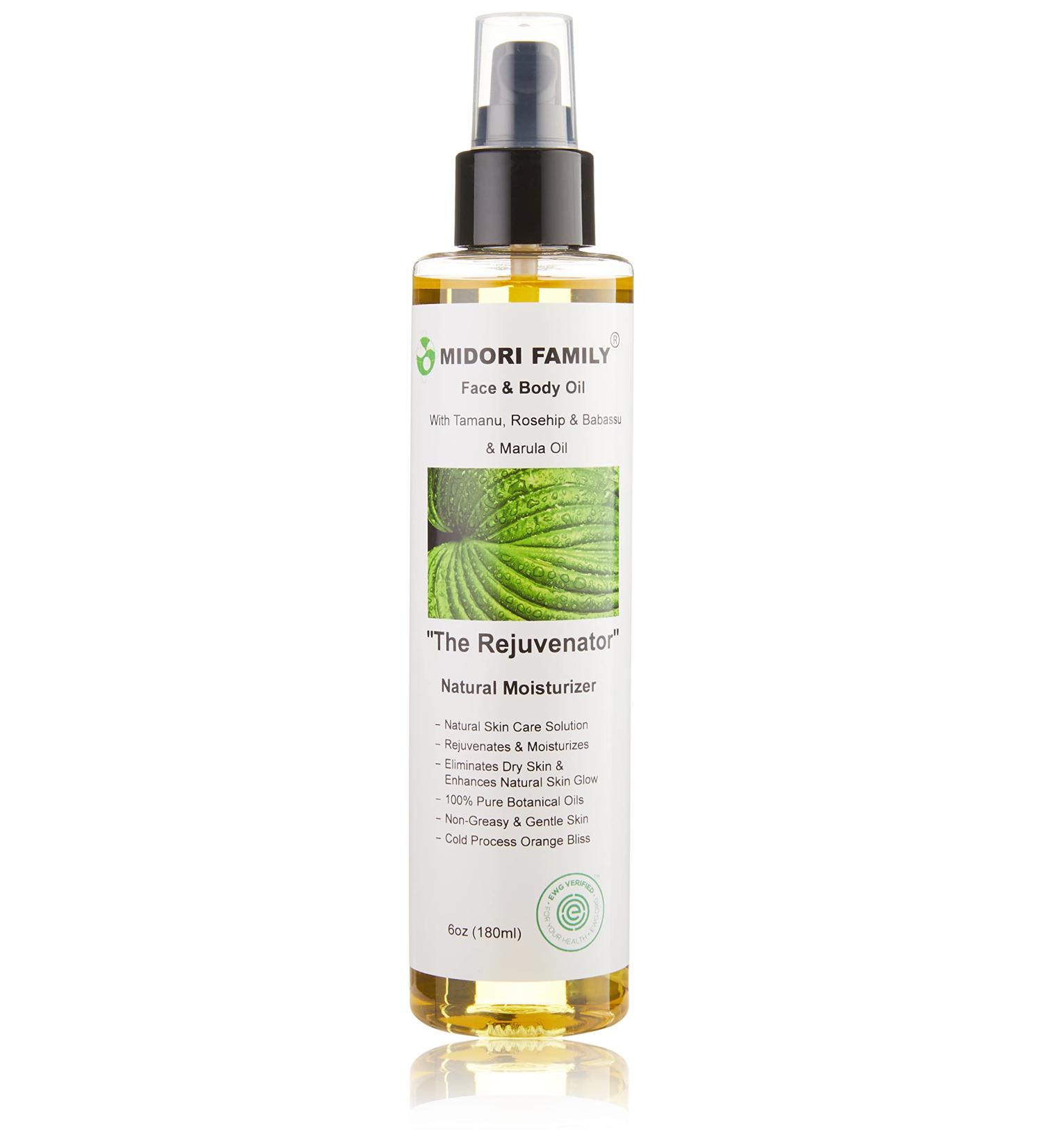 Buy Midori Family Rejuvenating Facial & Body Care Oil - Non-Greasy Moisturizing Formula for Dry Skin 6 oz Vitamin E All Skin Types - International Shipping Available - Buy Online on GoSupps.com