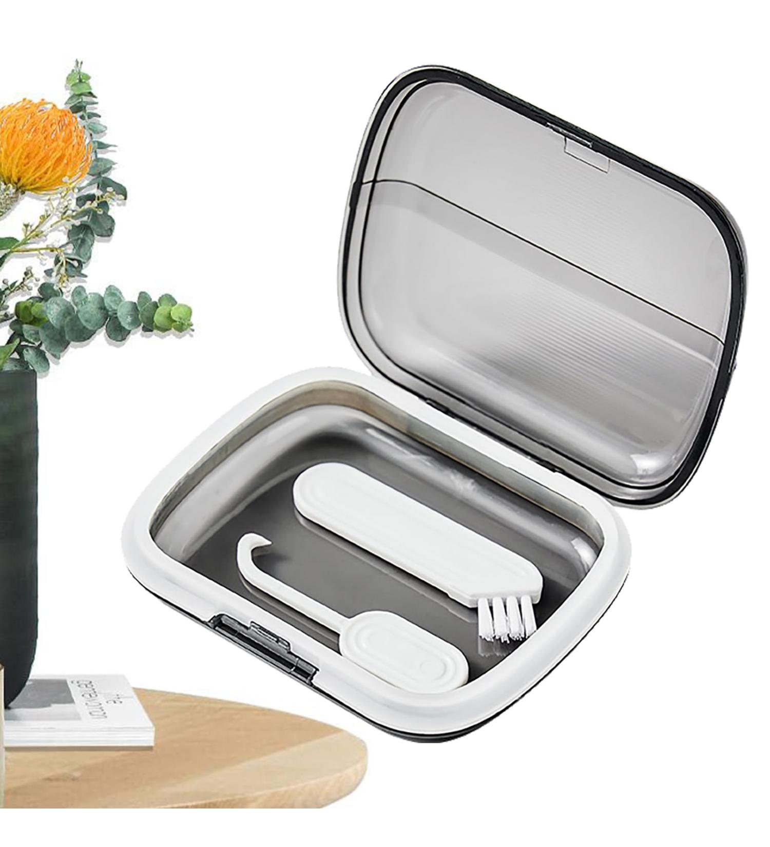 Portable Yusheng Transparent Black Storage Case for Retainers | Small Fingering Suitcase & Cleaning Container - International Shipping Available - Buy Online on GoSupps.com