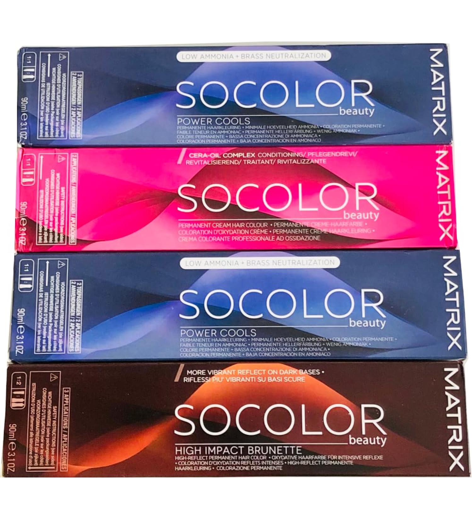 Matrix SoColor 8G Hellblond Gold 90ml Cheveux Color Liquide Semi-Permanent Pour Blonde Claire