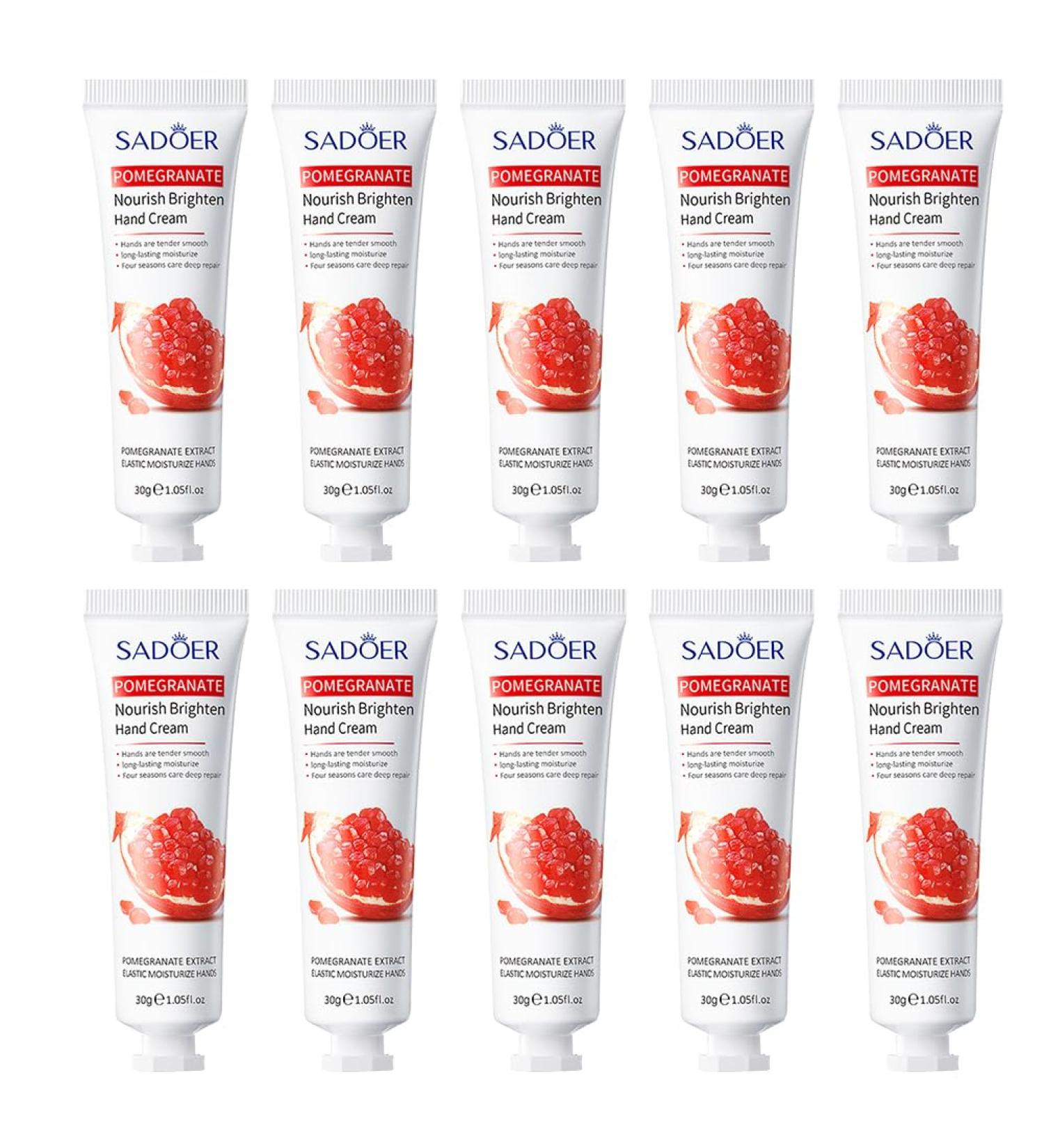 BakerMiche Whitening Hand Cream 30g x 10Pcs Daily Moisturizing Hand Cream Keep your hands smooth and delicate deep nourishing hand lotion nongreasy hand cream - Buy Online on GoSupps.com