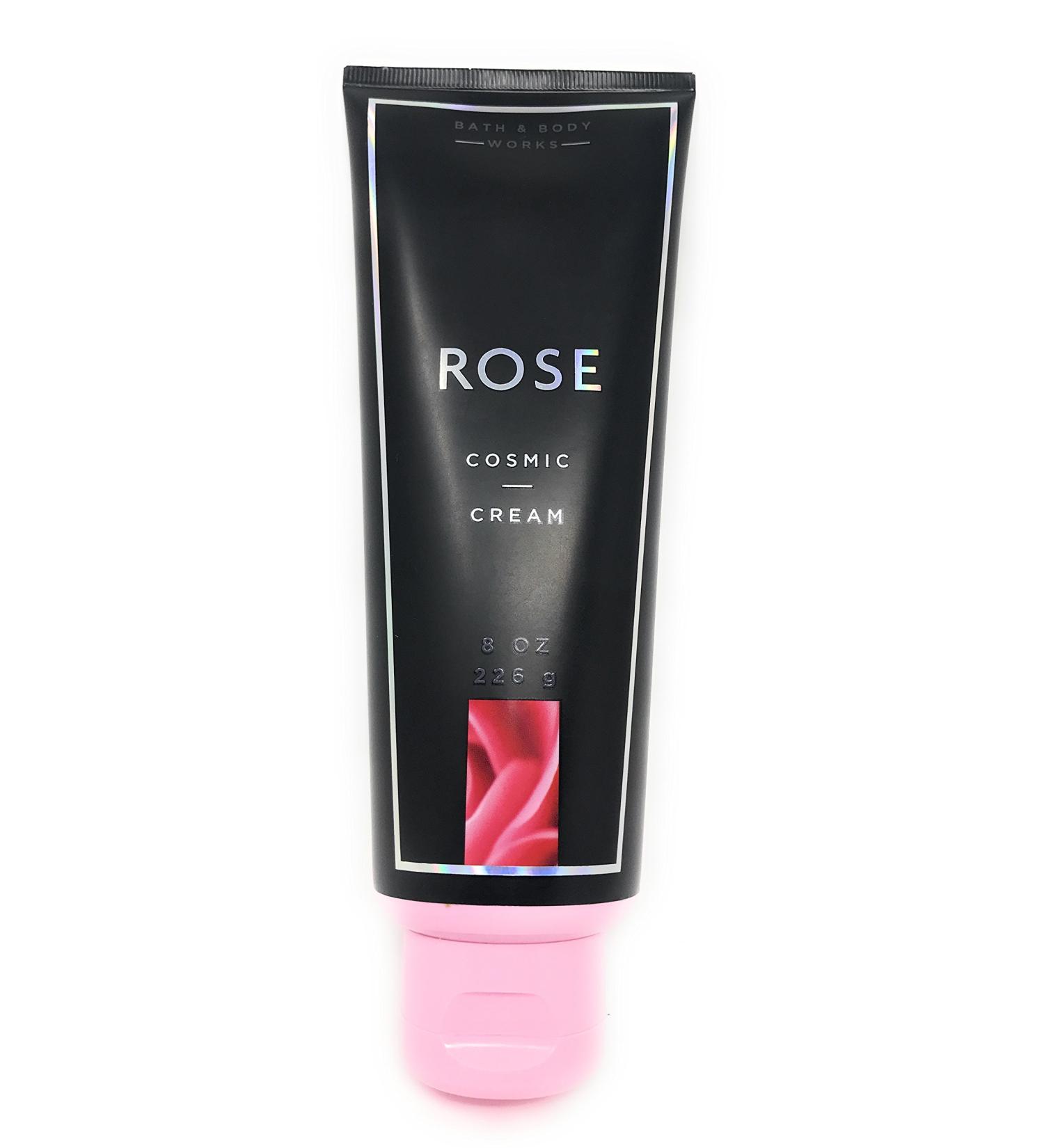 Bath and Body Works Cosmic Body Cream Rose 8 Ounce Full Size Retired Scented Lotion