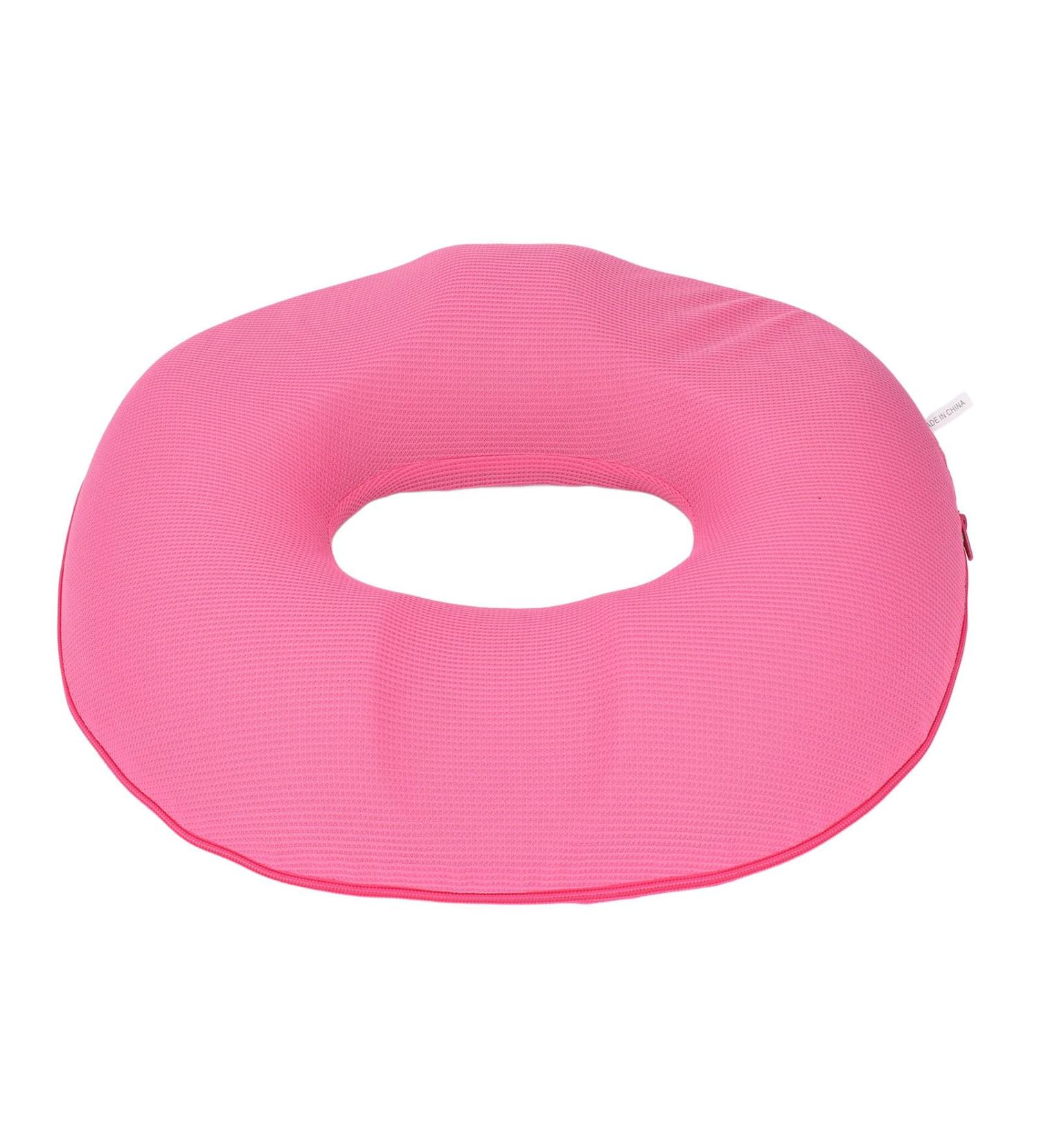 Donut Pillow Cushion Memory Foam Donut Pillow Hemmoroid Cushion Strong Support for Postpartum for Daily Use (Rose Red 3U Women) - Buy Online on GoSupps.com