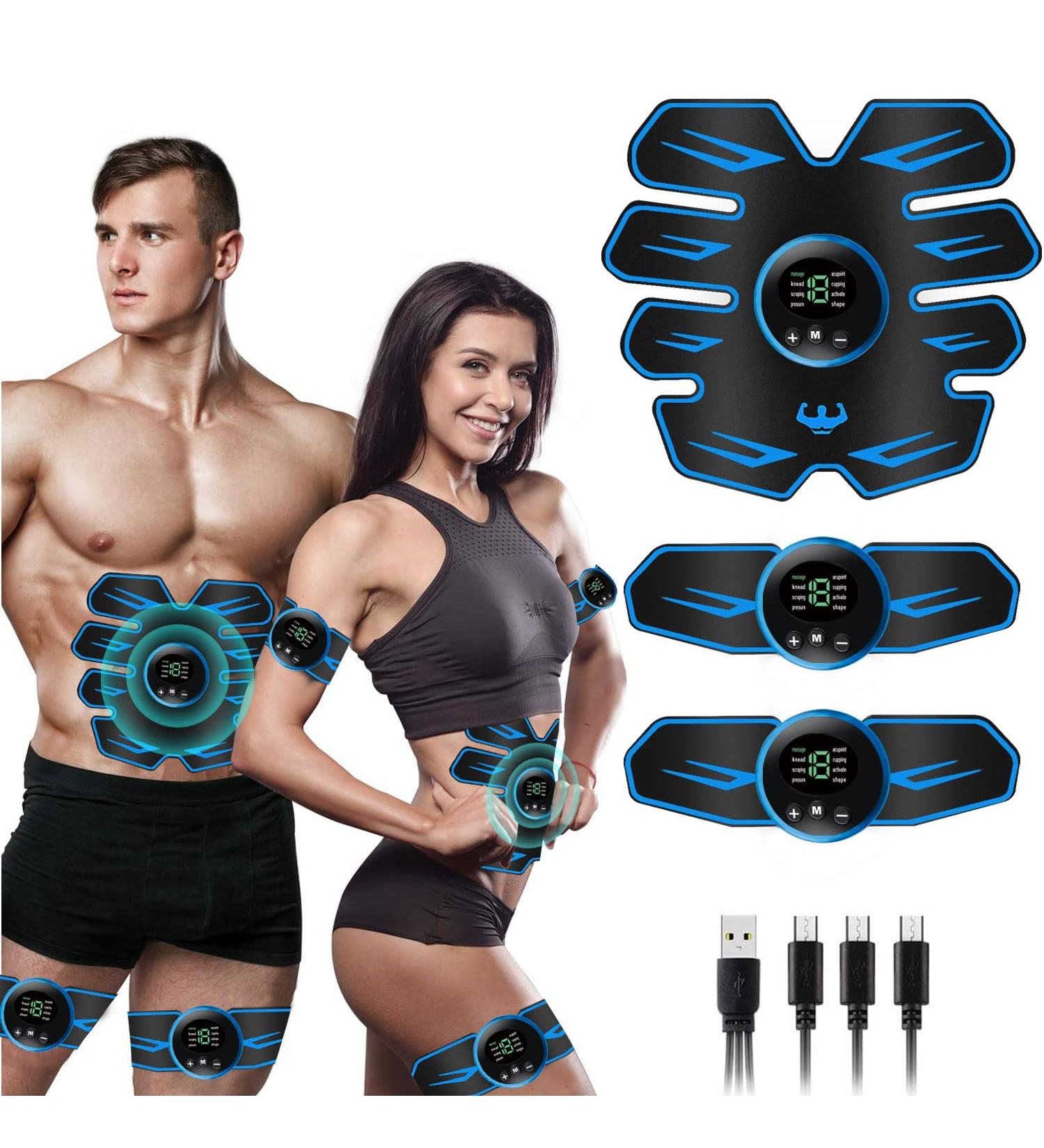 Buy AILEDA EMS Abdominal Muscle Trainer - Professional Muscle Stimulator for Effective ABS Workout | International Shipping Available - Buy Online on GoSupps.com
