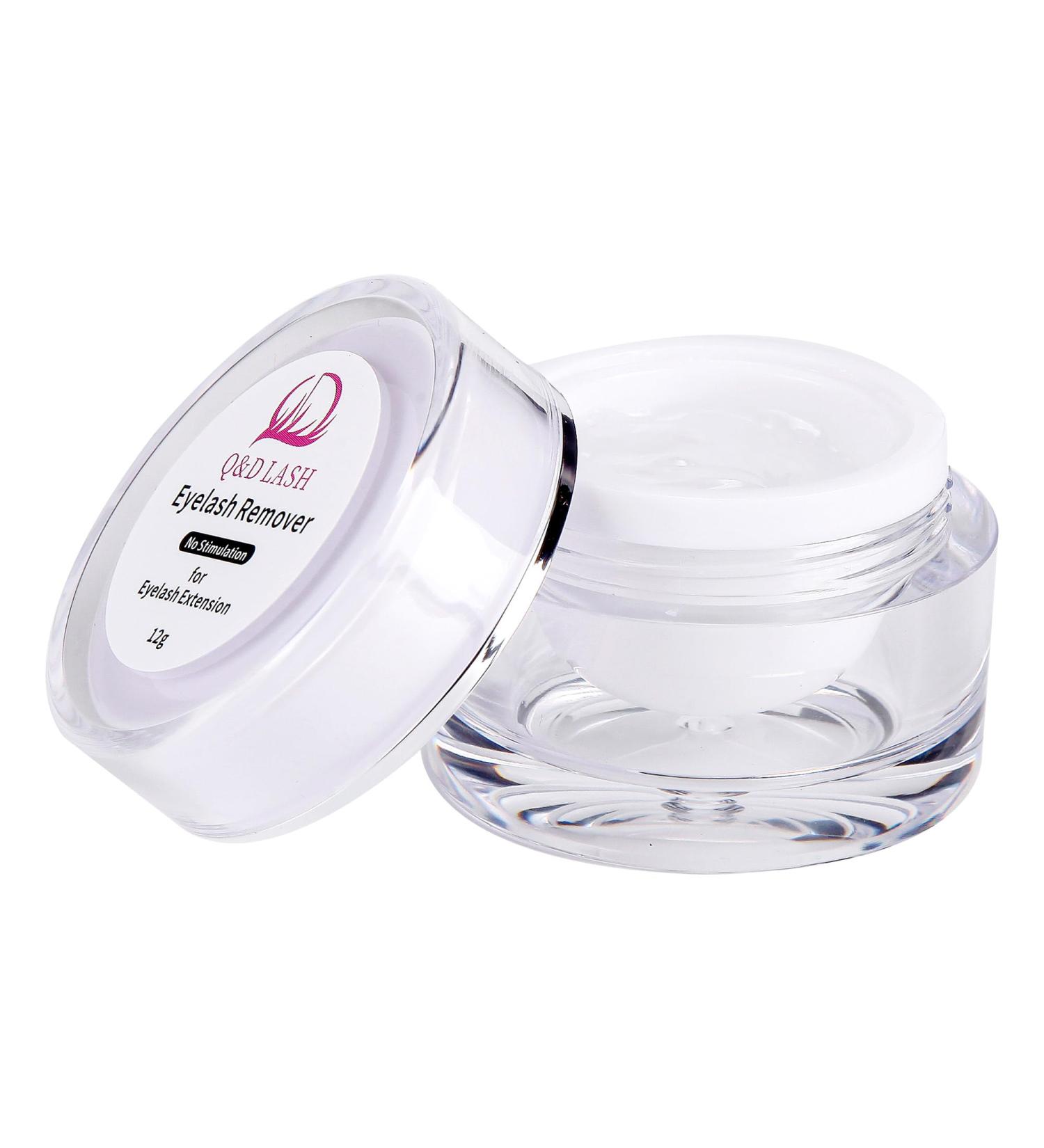 Q&D LASH Eyelash Extension Remover Cream | Low Irritation Odor-Free Formula for Sensitive Skin | Professional Adhesive Remover - Buy Online on GoSupps.com