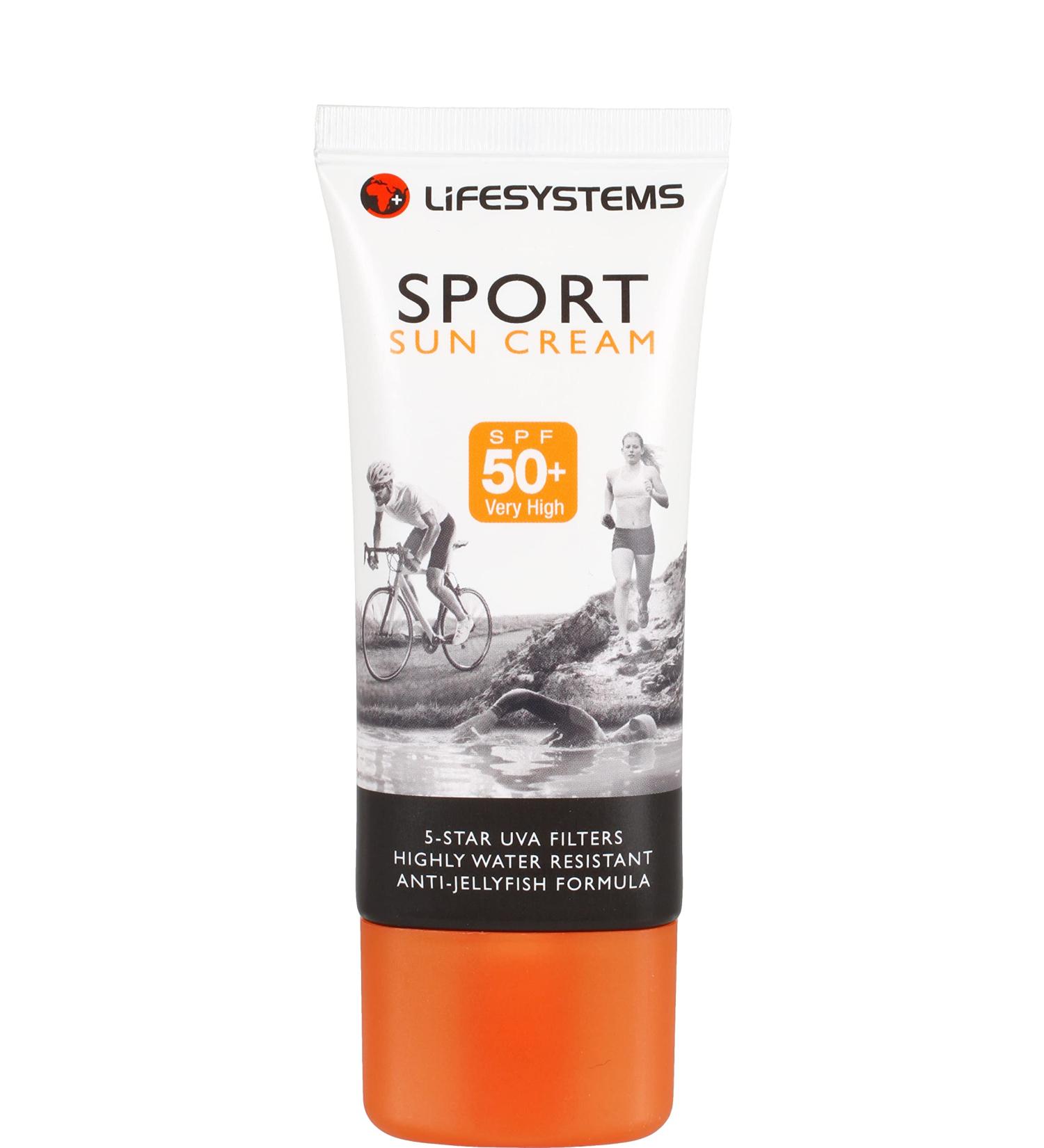 Lifesystems Sport SPF 50+ Sunscreen 100ml - High Protection Water Resistant Ideal for Outdoor Activities - Buy Online Internationally - Buy Online on GoSupps.com