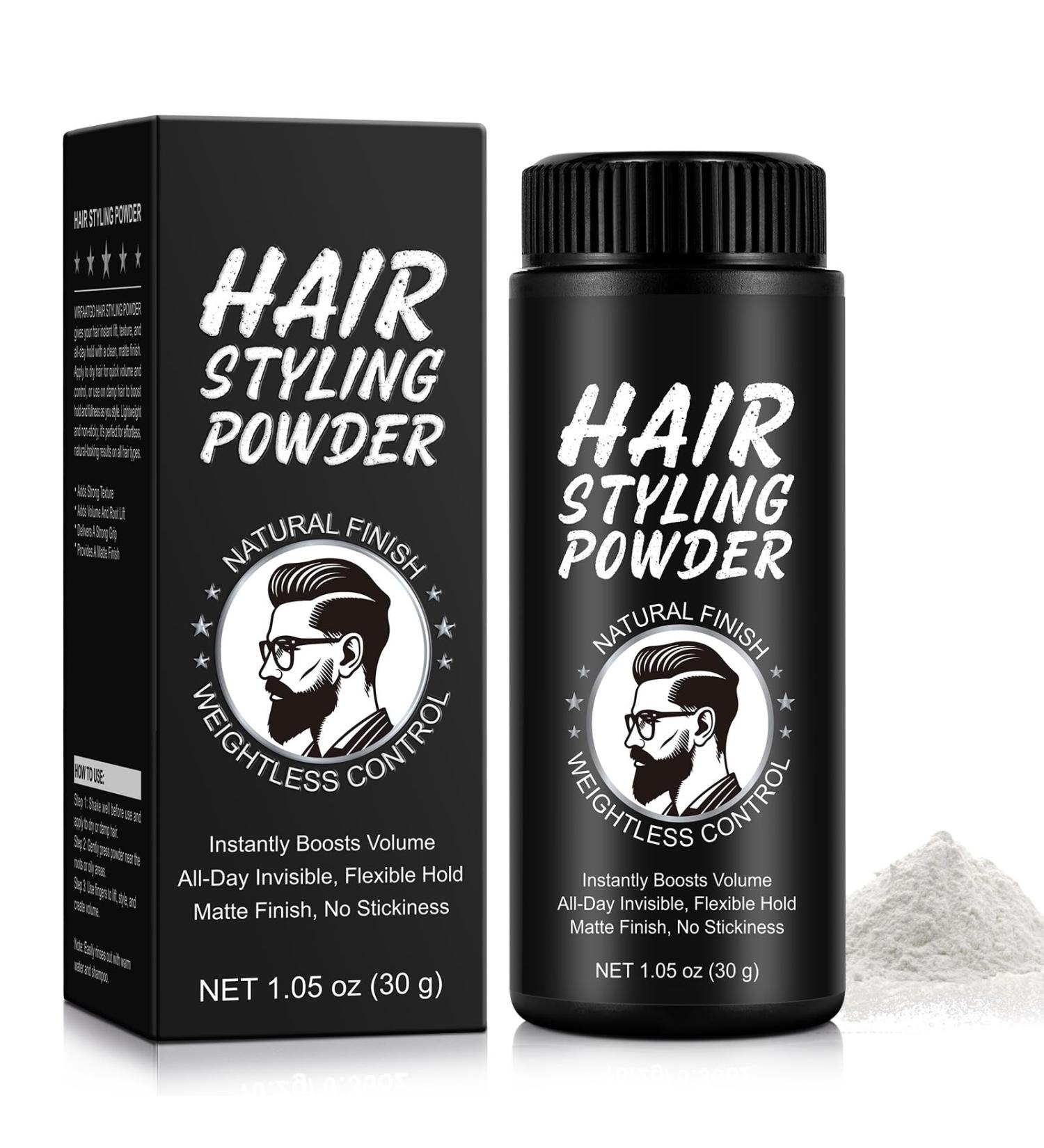 Poudre de coiffure de cheveux poudre de texture volumetrice pour hommes et femmes coiffure naturelle mate - anti-collant - 24 heures pour tous les types de cheveux - Buy Online on GoSupps.com
