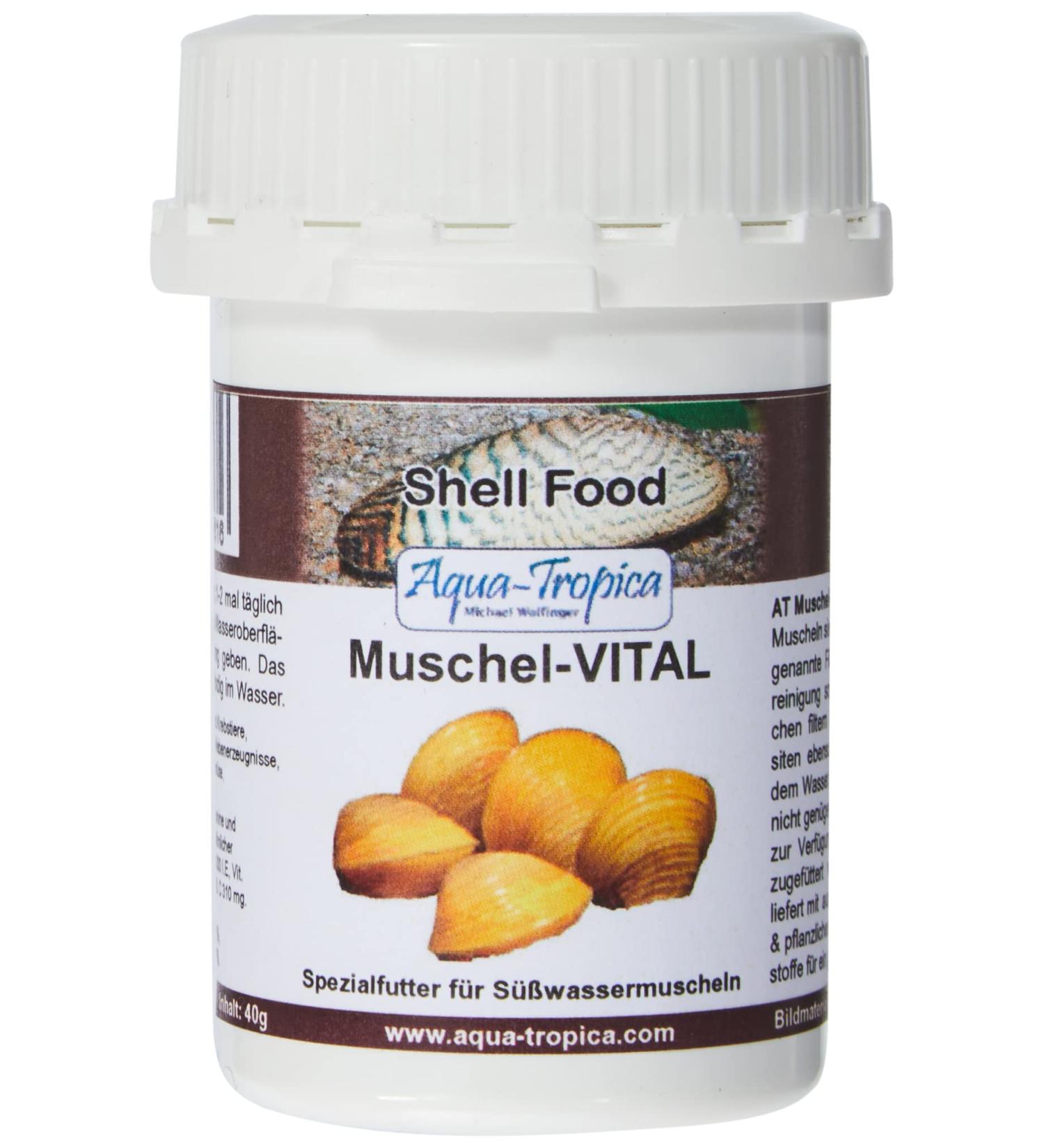Aqua-Tropica Muschel-VITAL - Premium Food for Freshwater Mussels 40g | International Shipping Available - Buy Online on GoSupps.com
