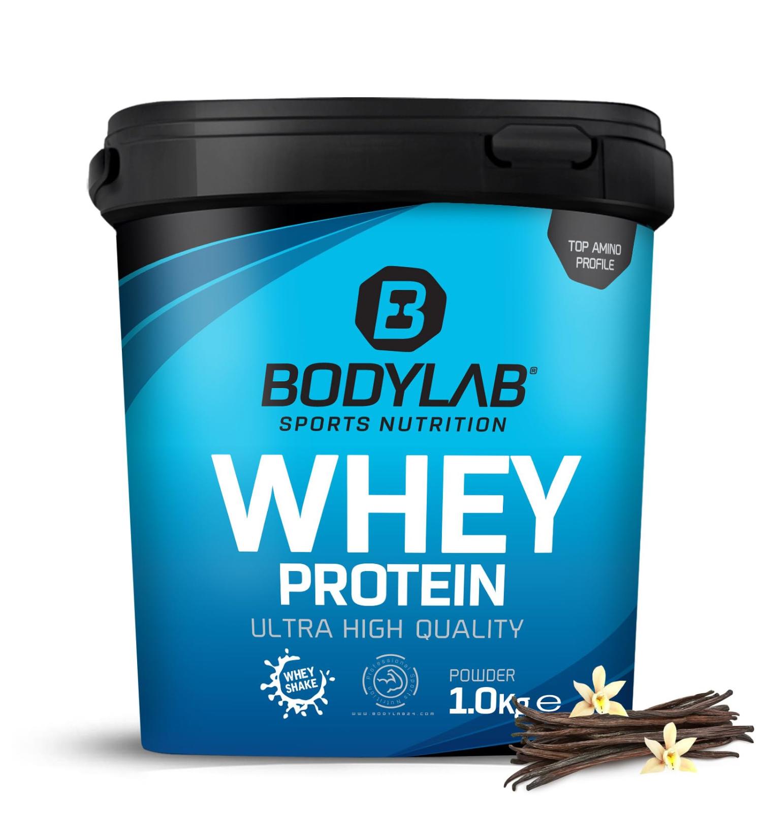 Bodylab24 Whey Protein Powder - Vanilla Flavor 1kg | Premium Quality Protein for Muscle Growth & Recovery - Shop Internationally - Buy Online on GoSupps.com
