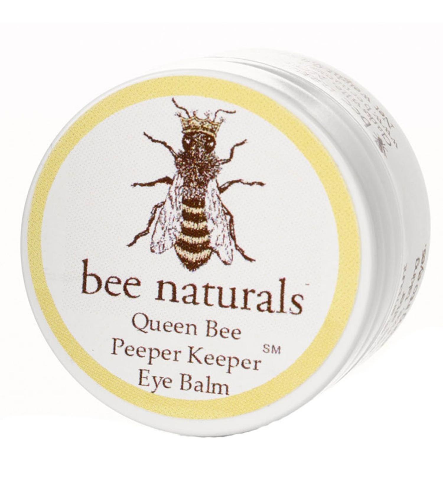 Bee Naturals Queen Best Eye Balm Peeper Keeper - Eyelid Cream Reduces Crows Feet, Wrinkles & Fine Lines - Moisturizes Your Skin - Vitamin E + 10 All Natural Nutrient Oils Peeper Keeper (1 pack)