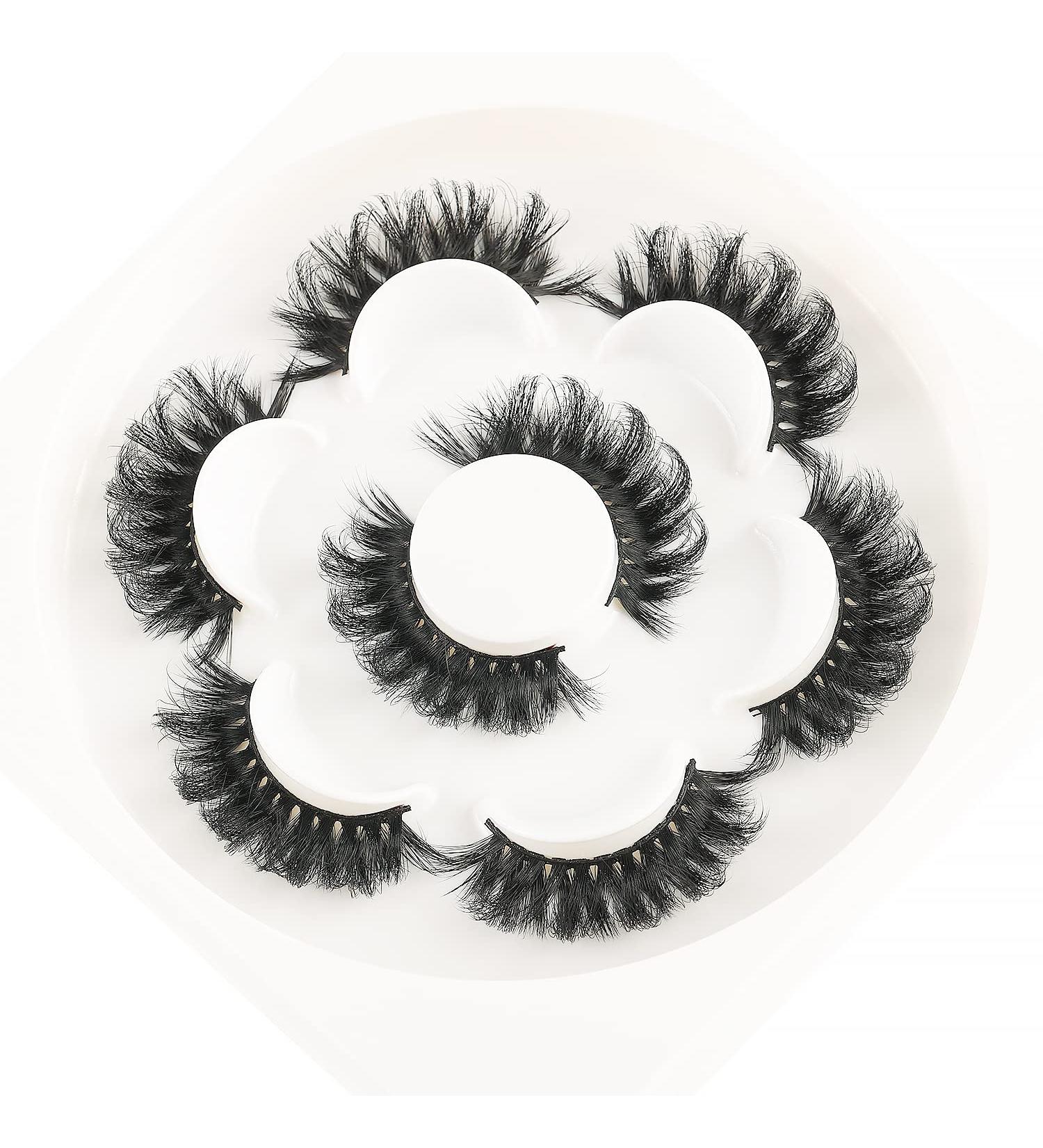 Shop Lethot 20mm 3D Mink Lashes - High Volume CD Curl Handmade False Eyelashes - Buy Online on GoSupps.com