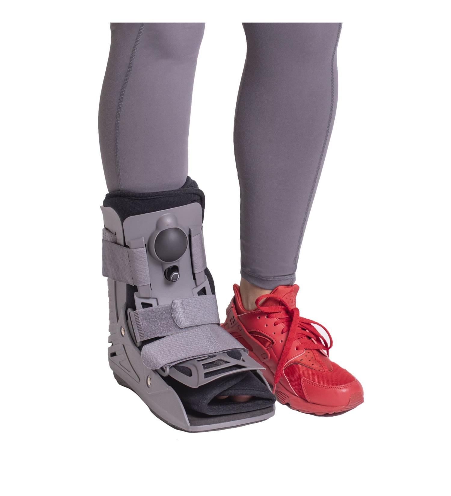 Ultra Light Short Full Shell Walking Boot - Air Cast for Foot & Ankle Injury Sprained Ankle & Post Surgery Support | Orthopedic Walker L4360 L4361 - International Shipping Available - Buy Online on GoSupps.com