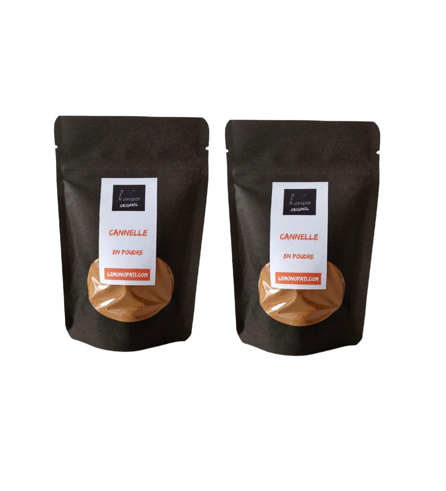 Marque fran aise ind pendante | Petite entreprise familiale | Cannelle en poudre 100g (2x50g) | Le Monopati Original |100% Naturelle | Sans additifs ni conservateurs - Buy Online on GoSupps.com