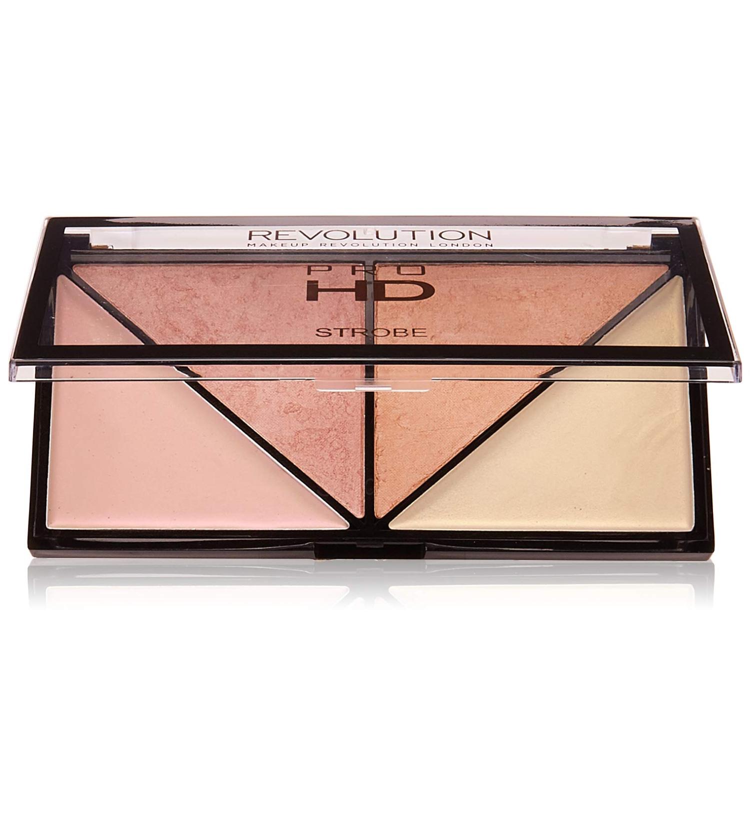 Makeup Revolution HD Pro Strobe Palette - Illuminate Your Beauty with Strobing Highlights - International Shipping Available - Buy Online on GoSupps.com