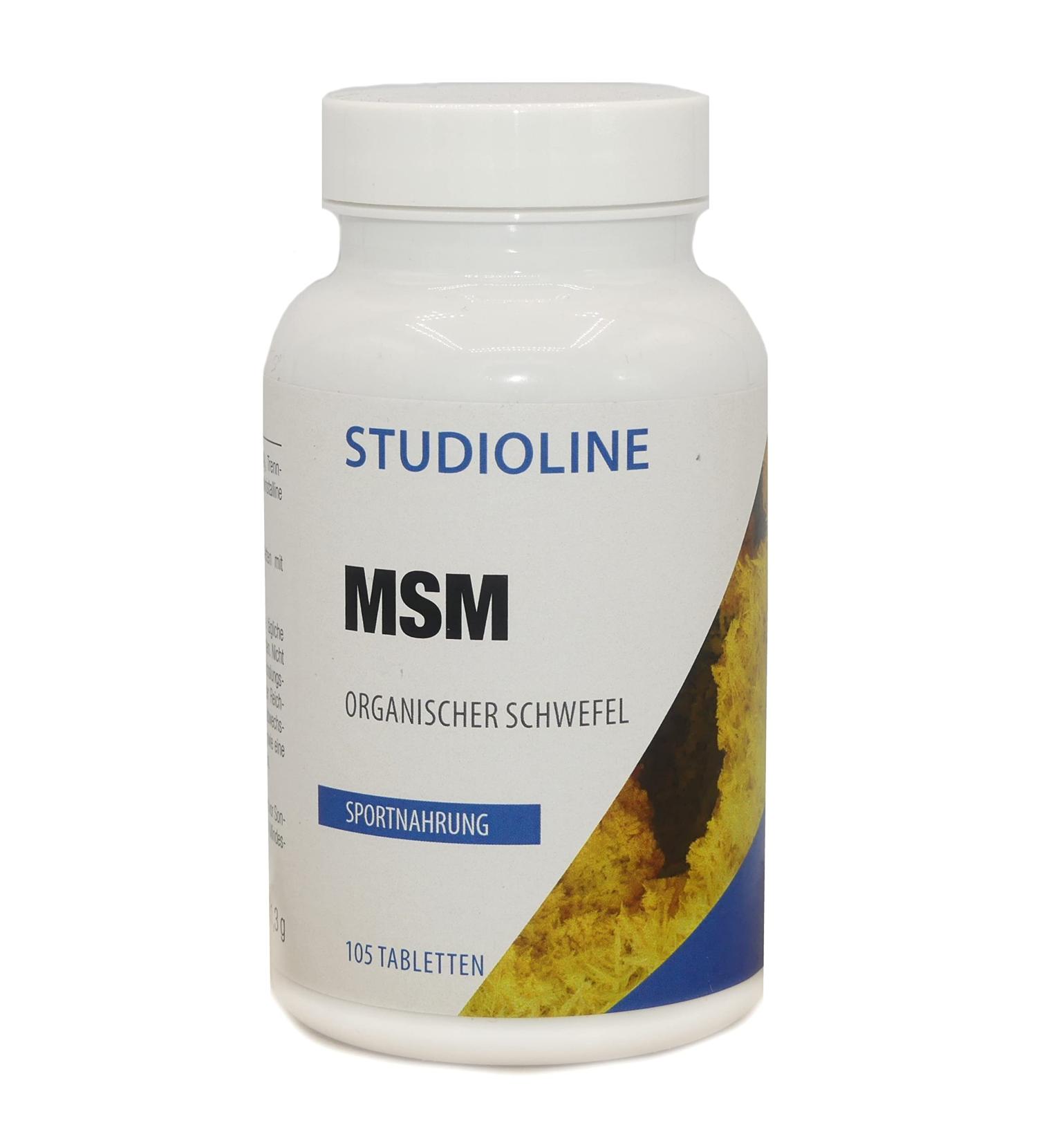  B.P.V MSM Tablets | 105 Capsules | Maximum Dose 5000 mg Daily Dose | Organic Sulfur | Methylsulfonylmethane - Buy Online on GoSupps.com