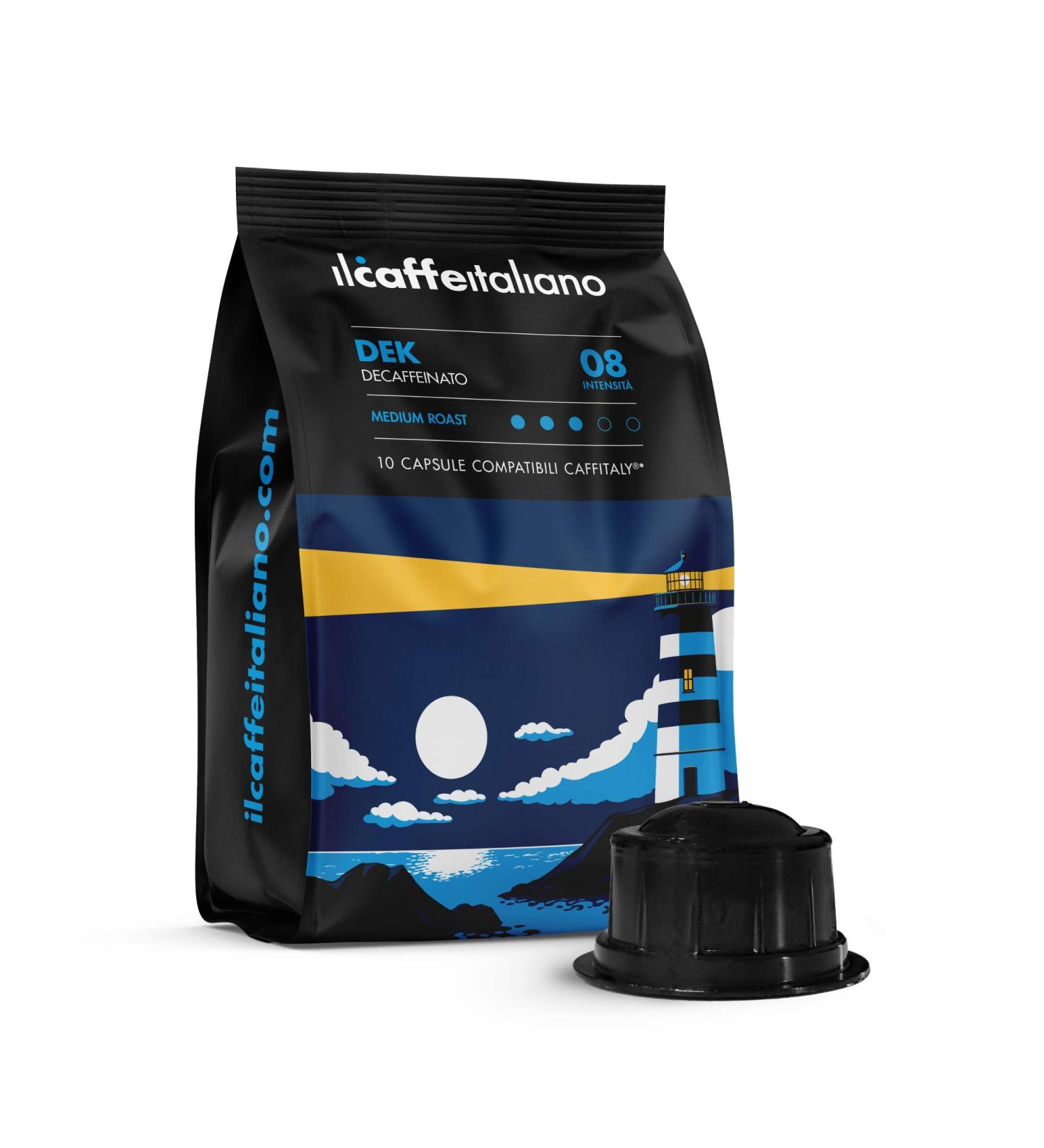 Il Caff Italiano Caffitaly Compatible Decaffeinated Coffee Capsules 100pcs Strong and Decent Taste Caffitaly Compatible Capsules Made In Italy Frhome - Buy Online on GoSupps.com