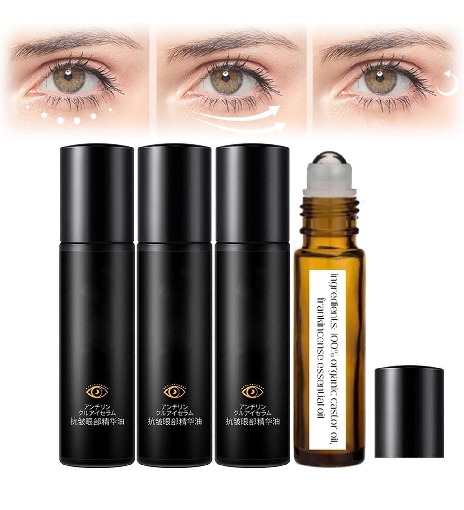 Time Eraser Roller Ball with Castor Oil & Frankincense - Reduce Under Eye Bags (3PCS - Buy Online on GoSupps.com