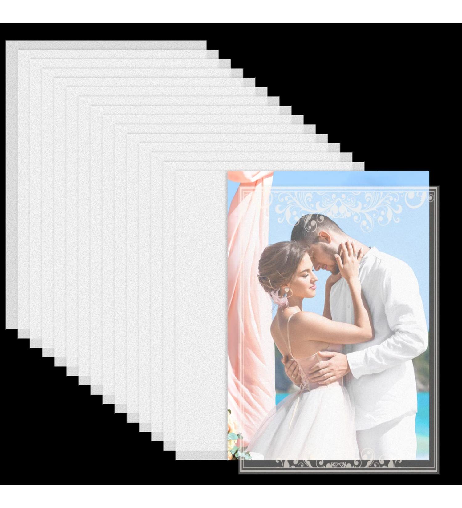 200 Sheet Save The Date Cards for Weddings Invitations Vellum Transparent Paper Clear Vellum Paper DIY Transparent Printable Tracing Paper for Wedding Reception Invitations Envelopes(4x6 Inches) 200Pcs 4x6Inch - Buy Online on GoSupps.com